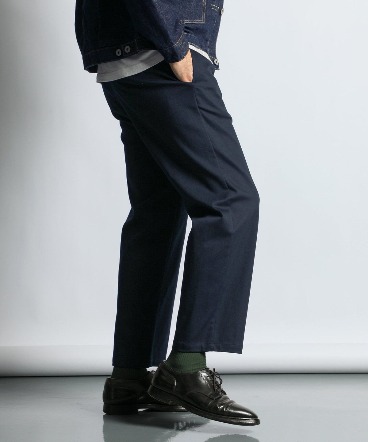 「ガムストレッチ」接触冷感 アンクルパンツ