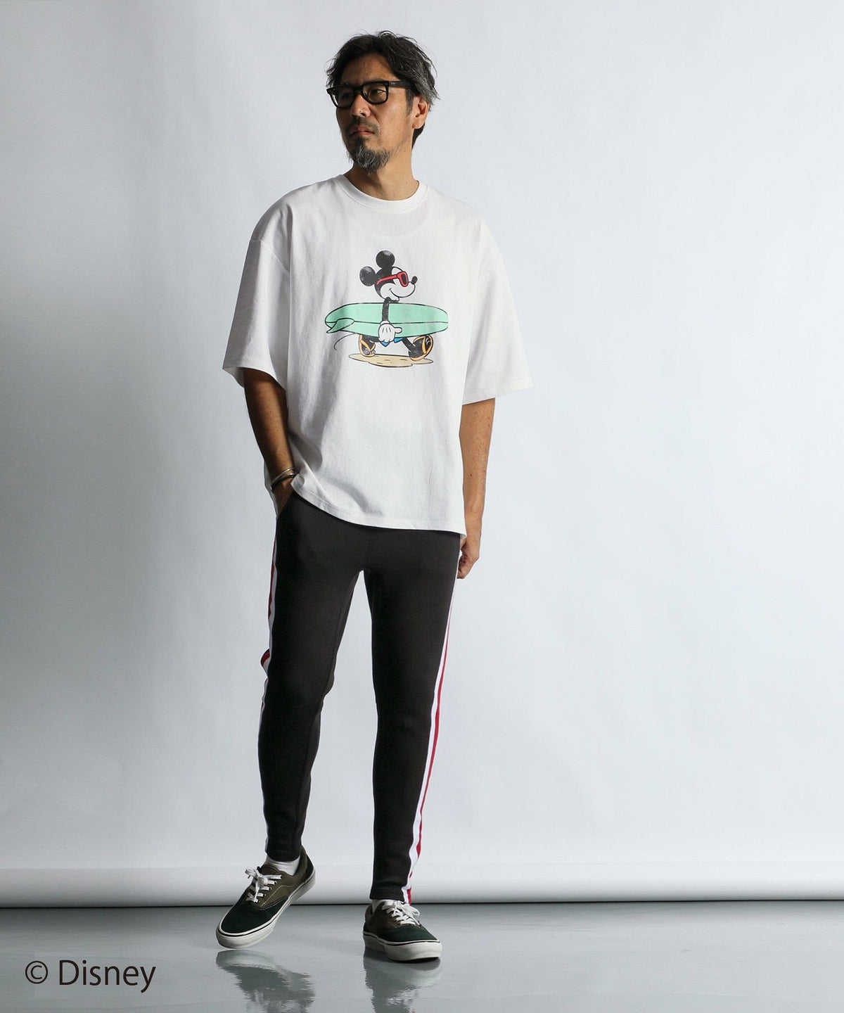 ダンボールニット サイドライン スリムパンツ【WEB限定アイテム】