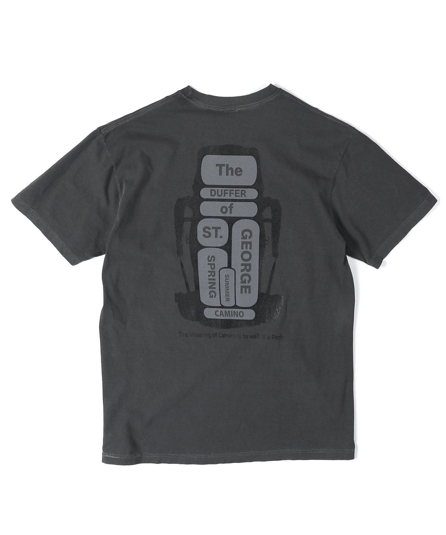 ピグメントダイ グラフィックTシャツ