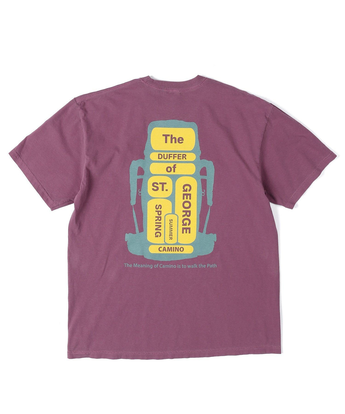 ピグメントダイ グラフィックTシャツ