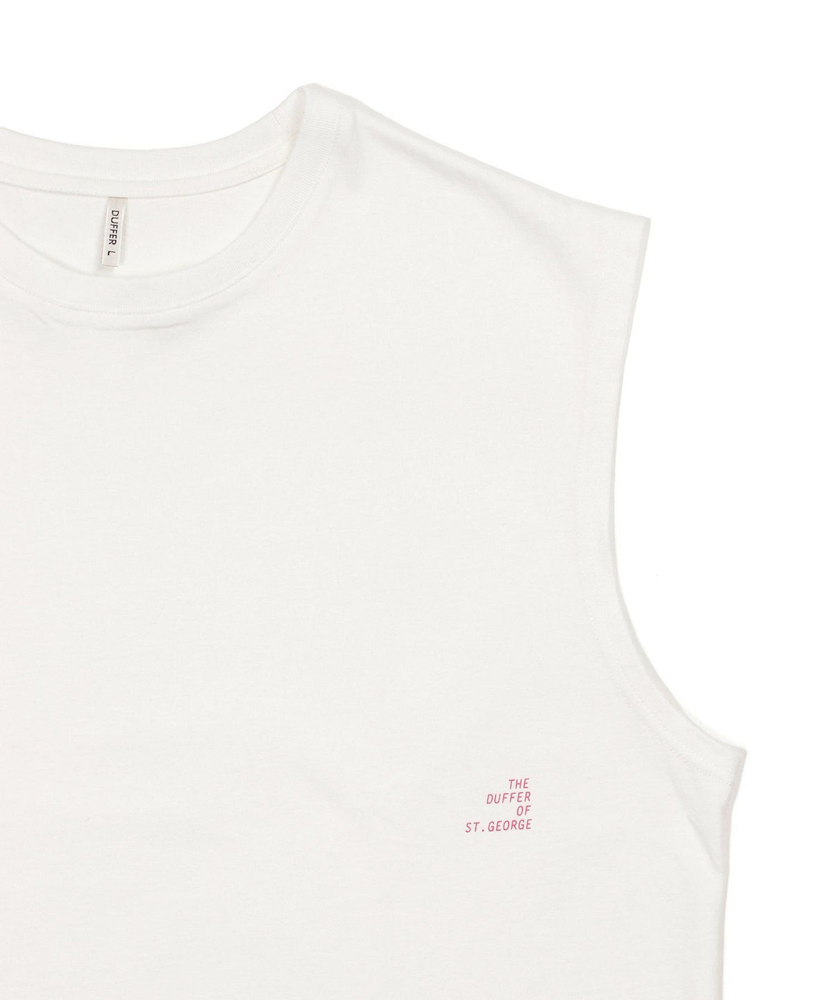 Set-up compatible heavy weight sleeveless T-shirt