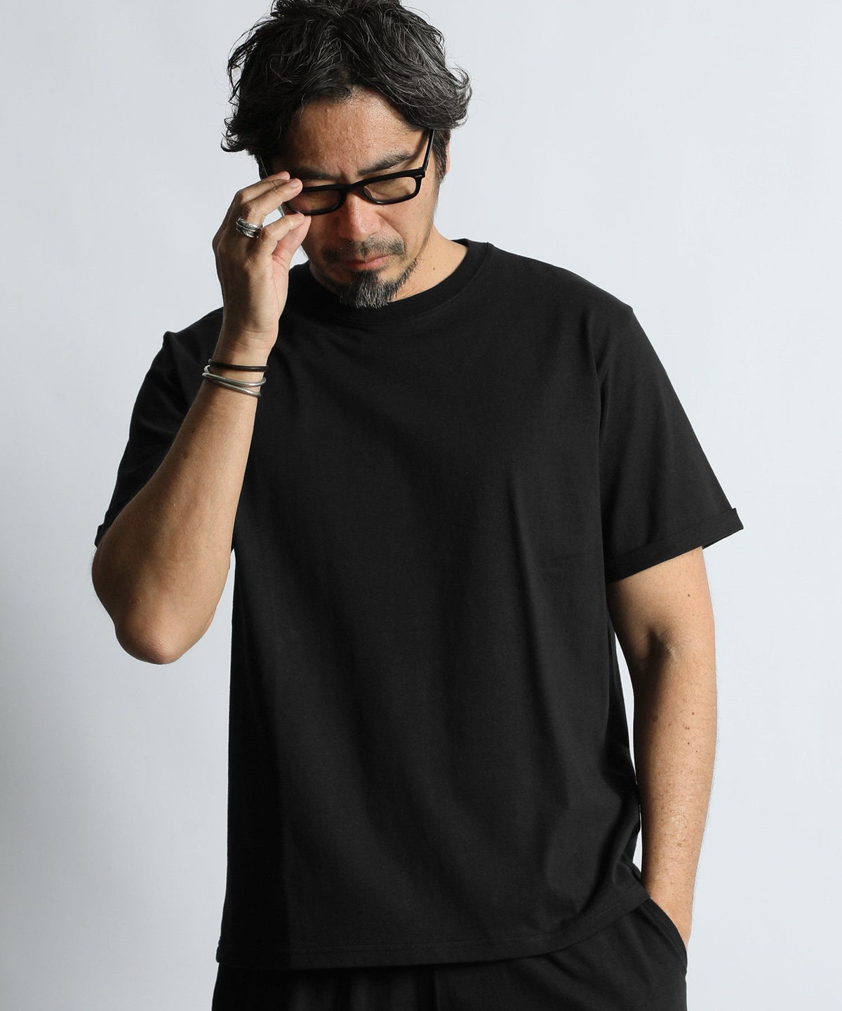 セットアップ対応 ヘビーウェイト ロールアップTシャツ