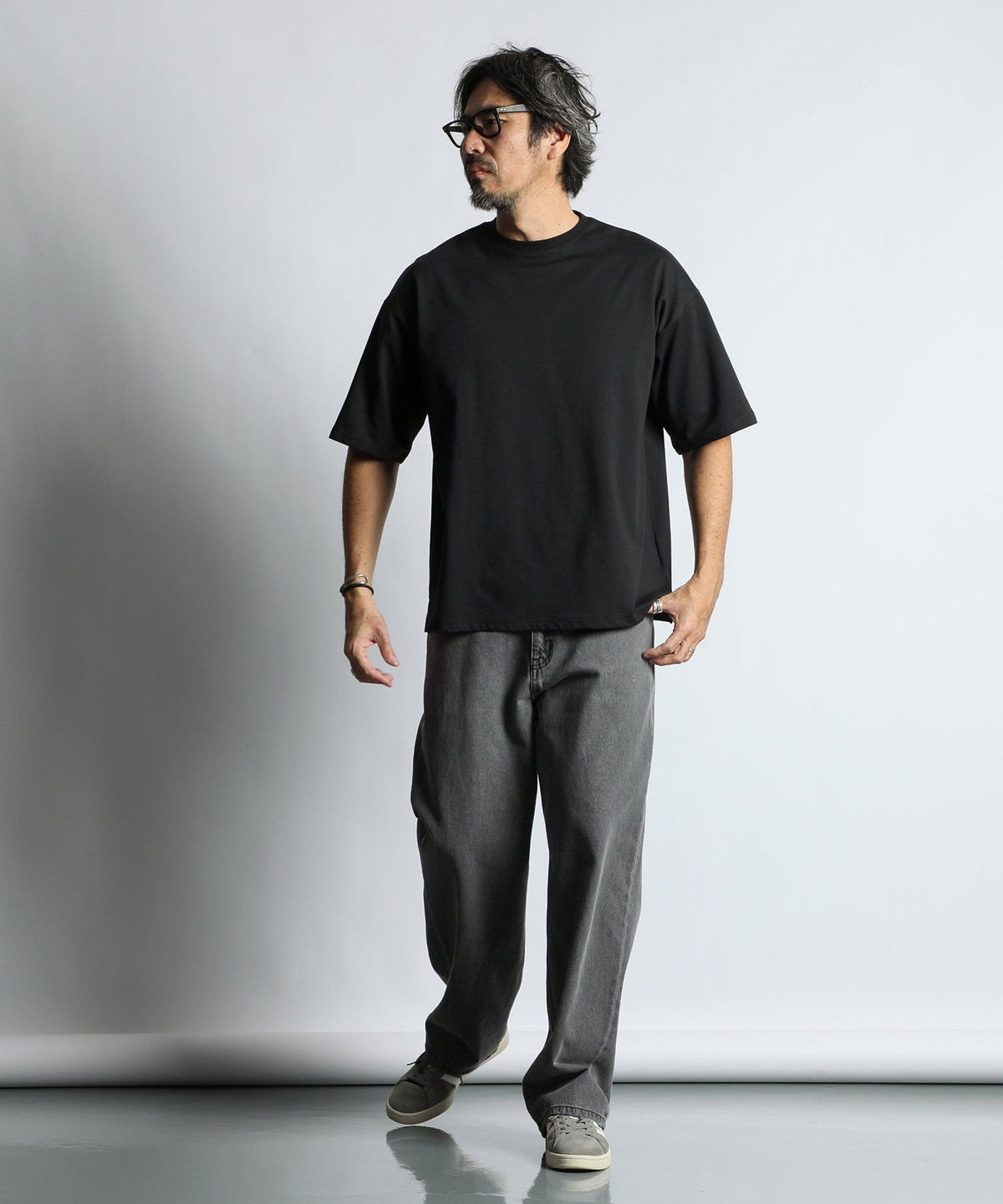 2層構造 吸水速乾クールマックス リラックス Tシャツ