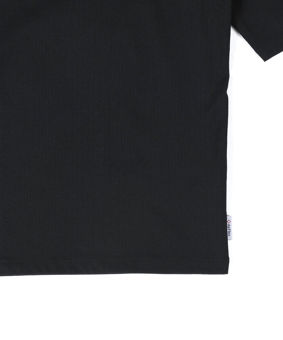 高収縮機能素材「エアフレックス」ランダムリブ 7分袖Tシャツ