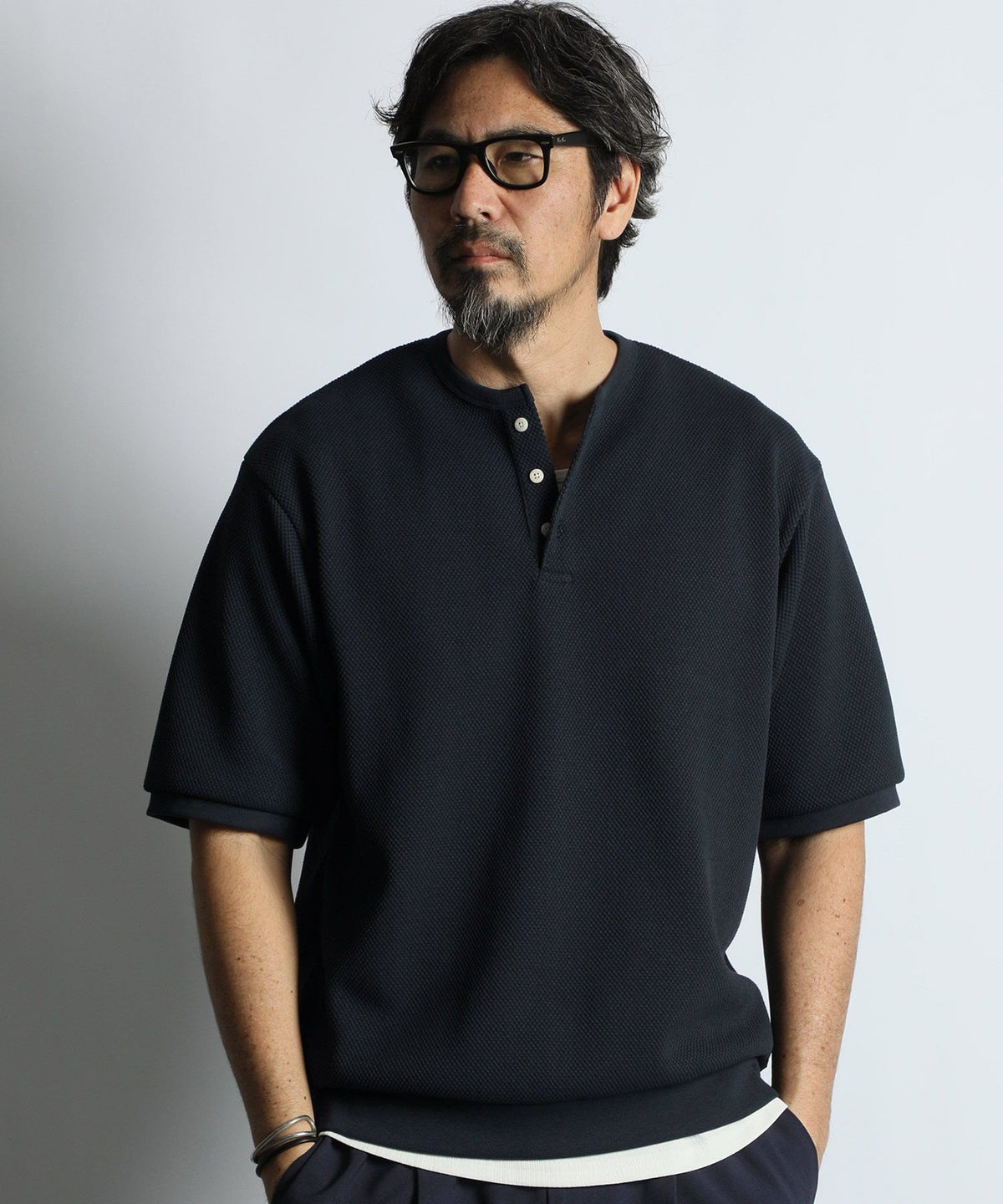 セットアップ対応 機能素材「エアフレックス」鹿の子Tシャツ