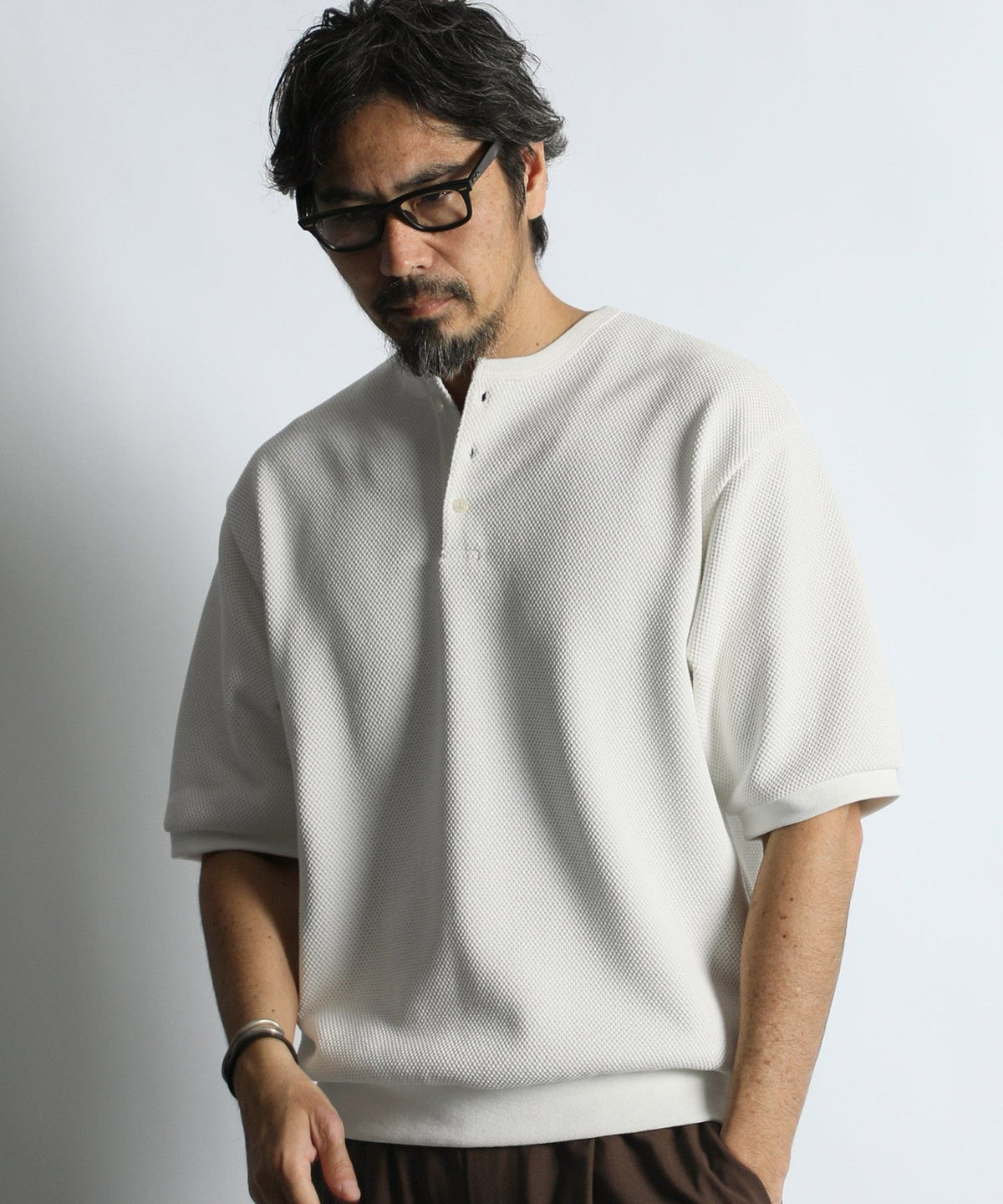 セットアップ対応 機能素材「エアフレックス」鹿の子Tシャツ