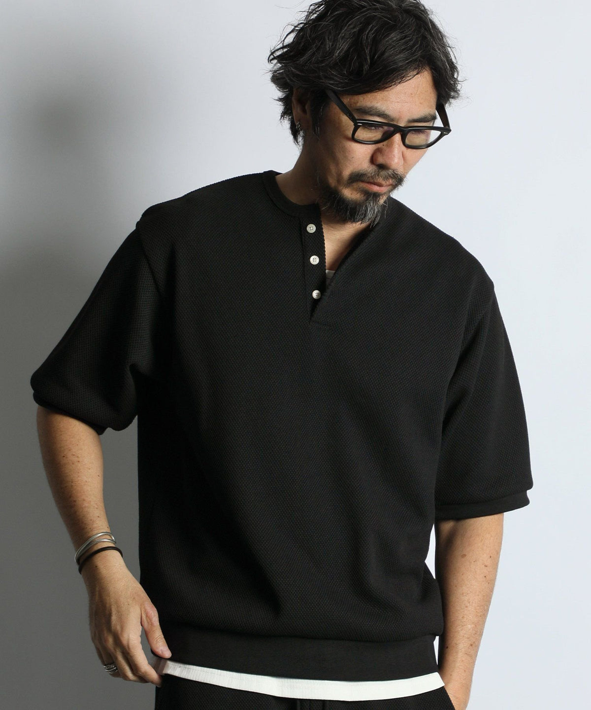 セットアップ対応 機能素材「エアフレックス」鹿の子Tシャツ