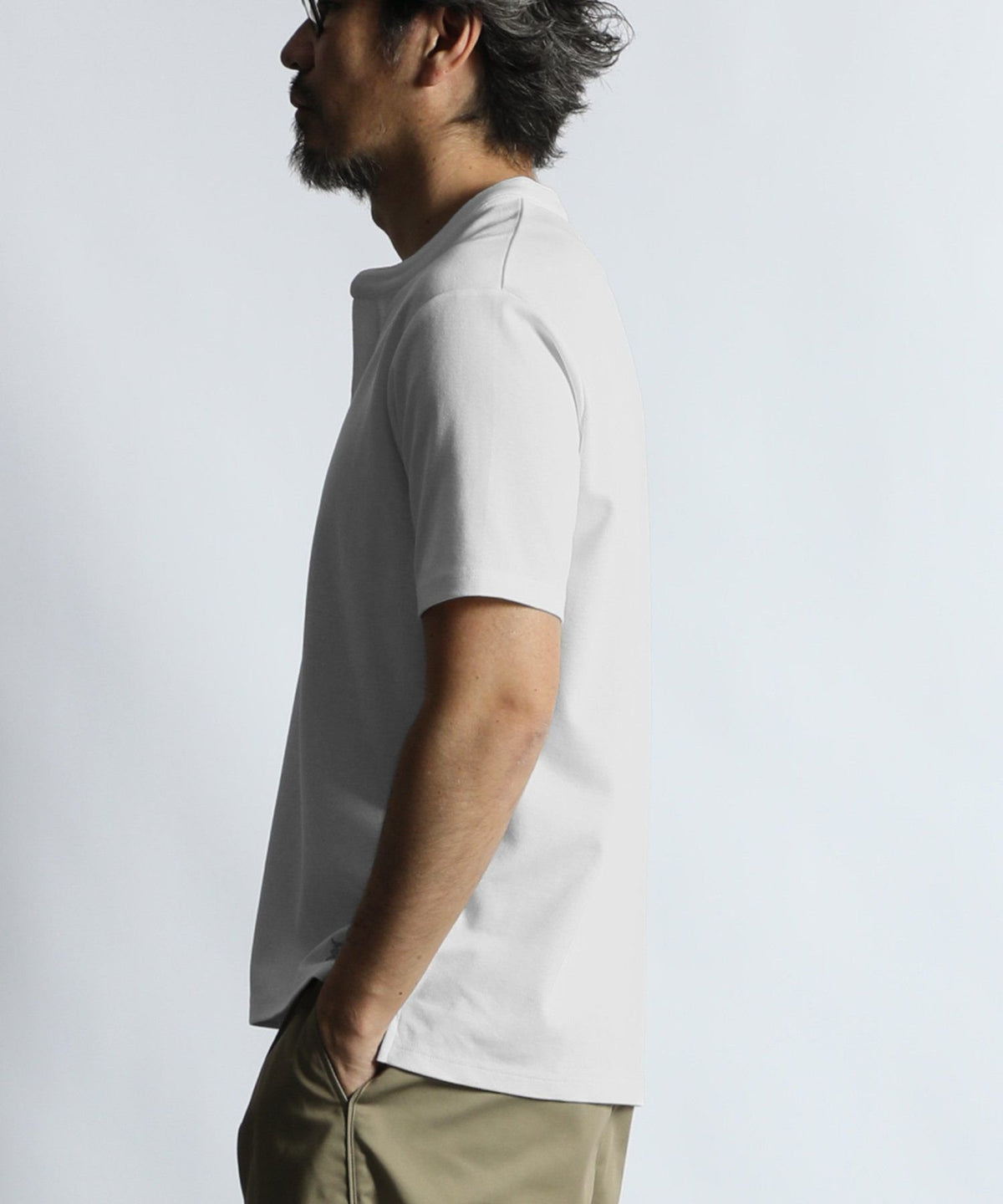 吸水速乾・防シワ クールファイバー Vネック オープンカラー スキッパーTシャツ