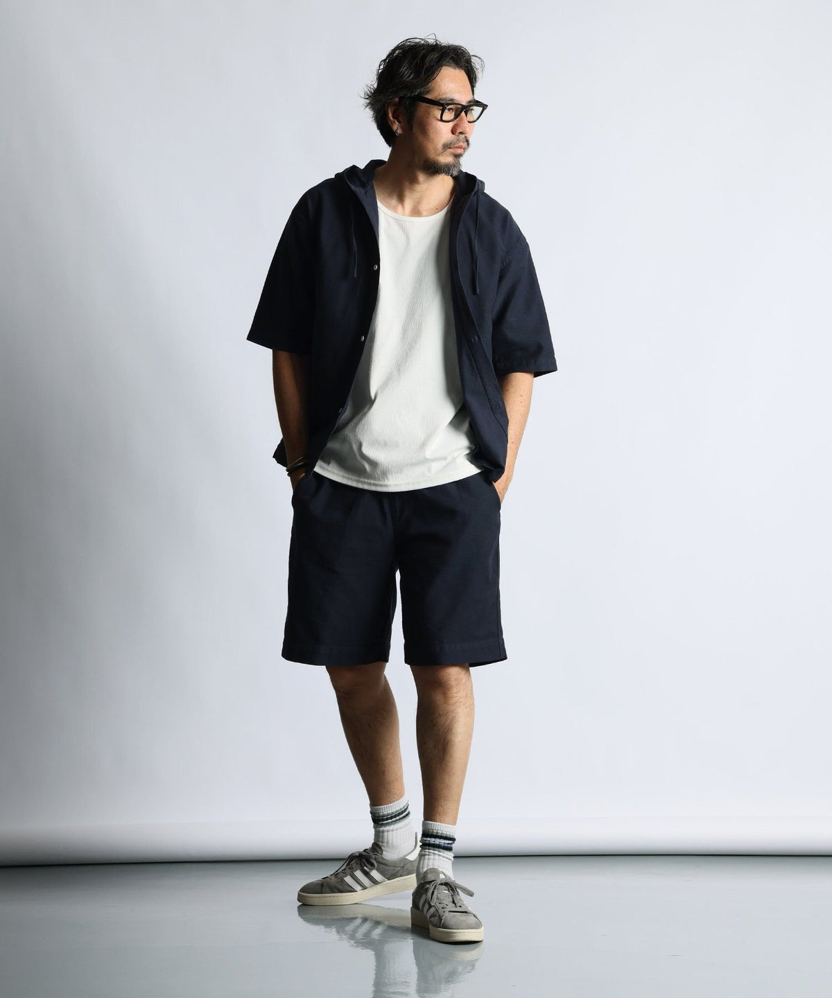セットアップ対応 アンカットコーデュロイ ショートパンツ