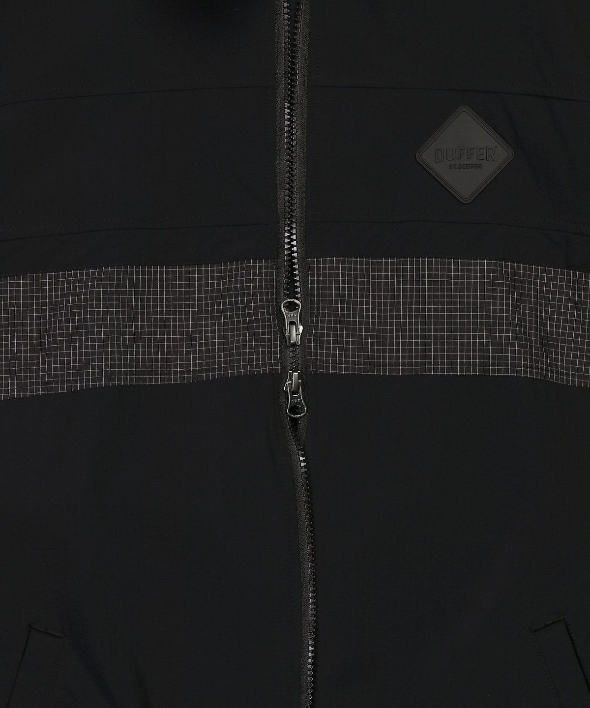 〔BLACK LABEL〕:セットアップ対応 コーデュラ スタンドブルゾン
