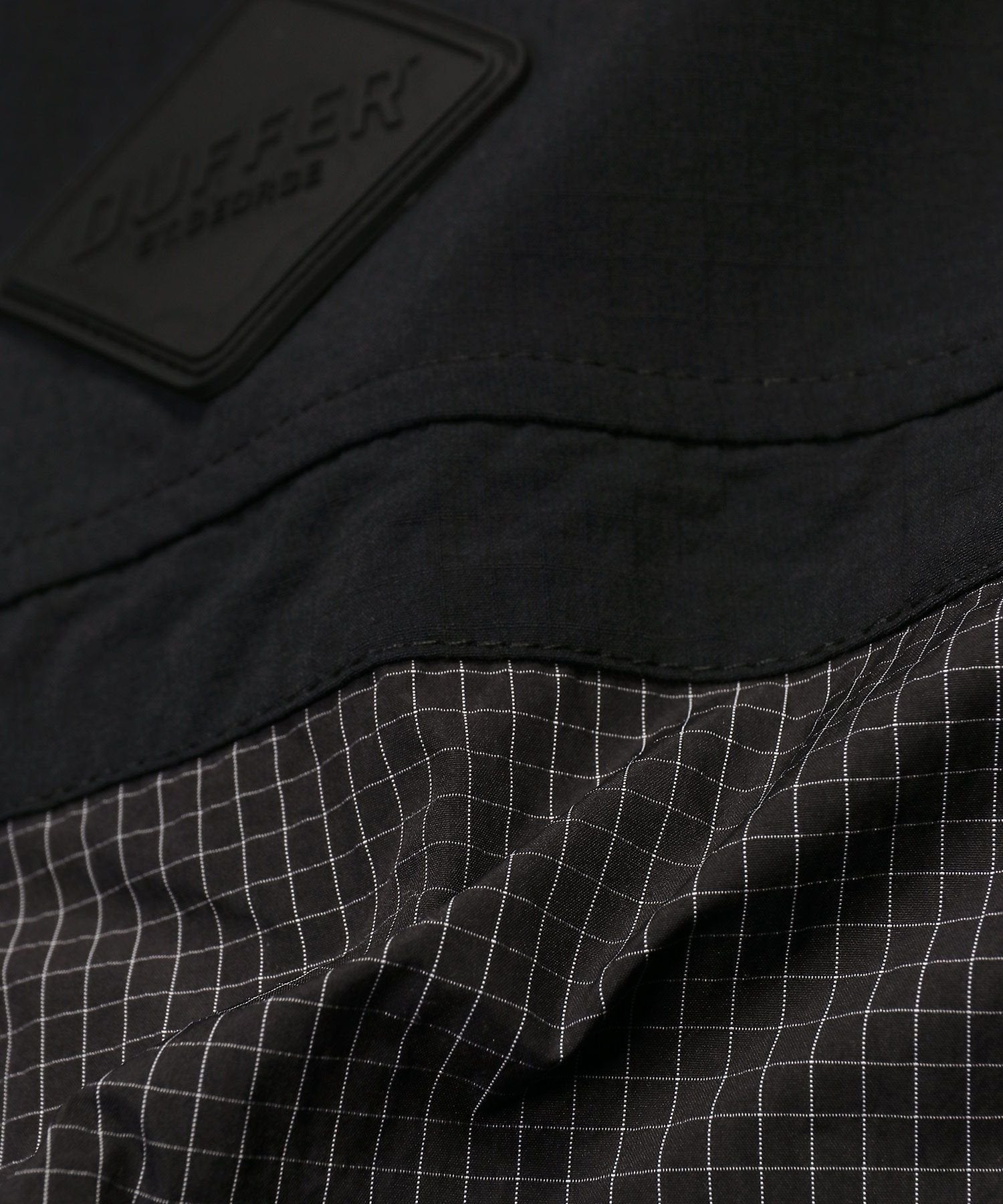 〔BLACK LABEL〕:セットアップ対応 コーデュラ スタンドブルゾン