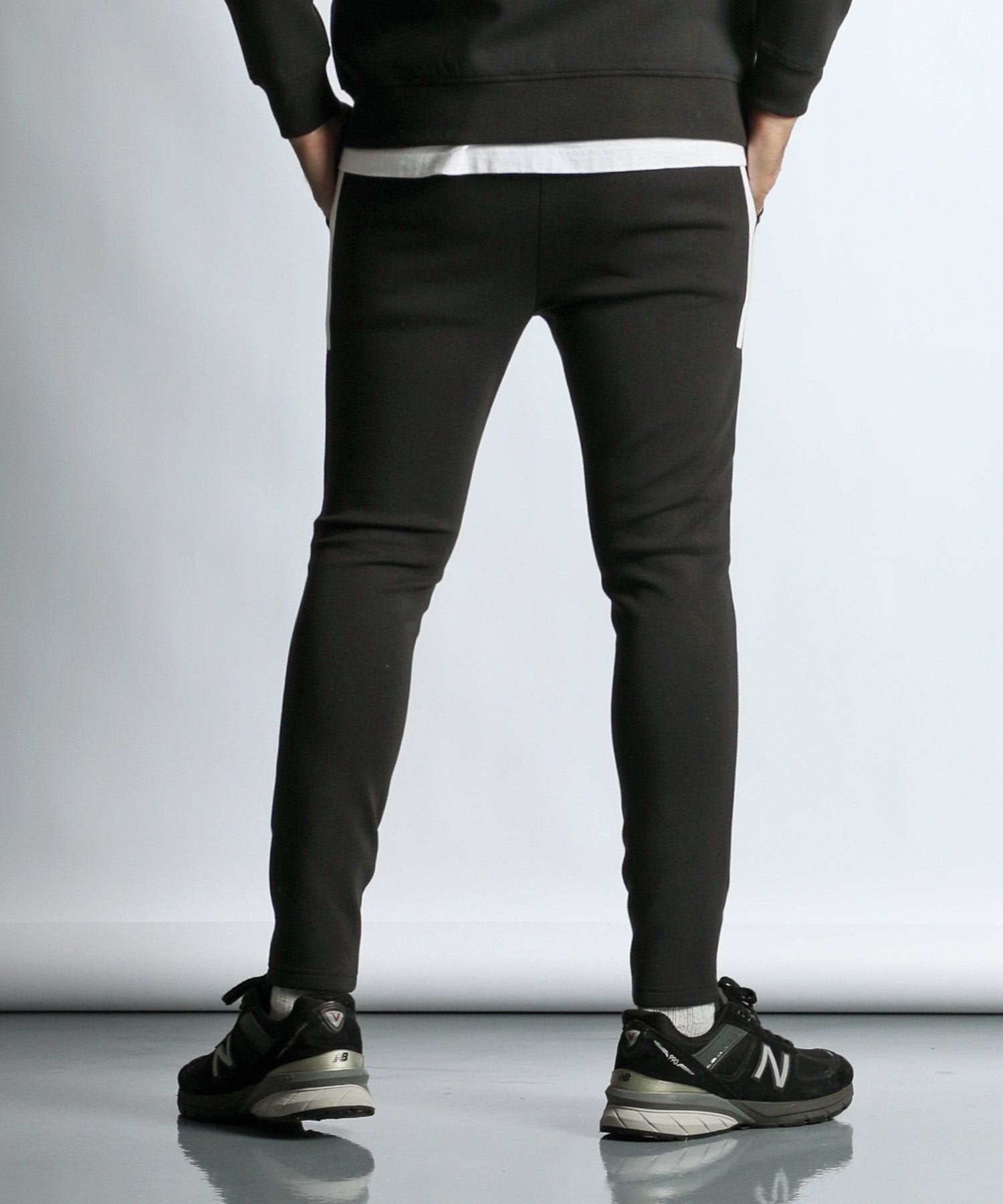〔BLACK LABEL〕:セットアップ対応 ソロナ スリムパンツ