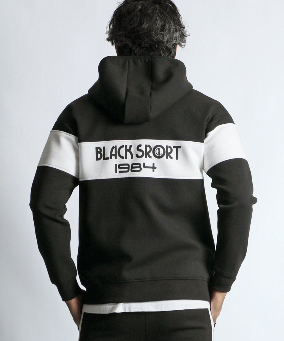〔BLACK LABEL〕:セットアップ対応 ソロナ スタンドパーカー