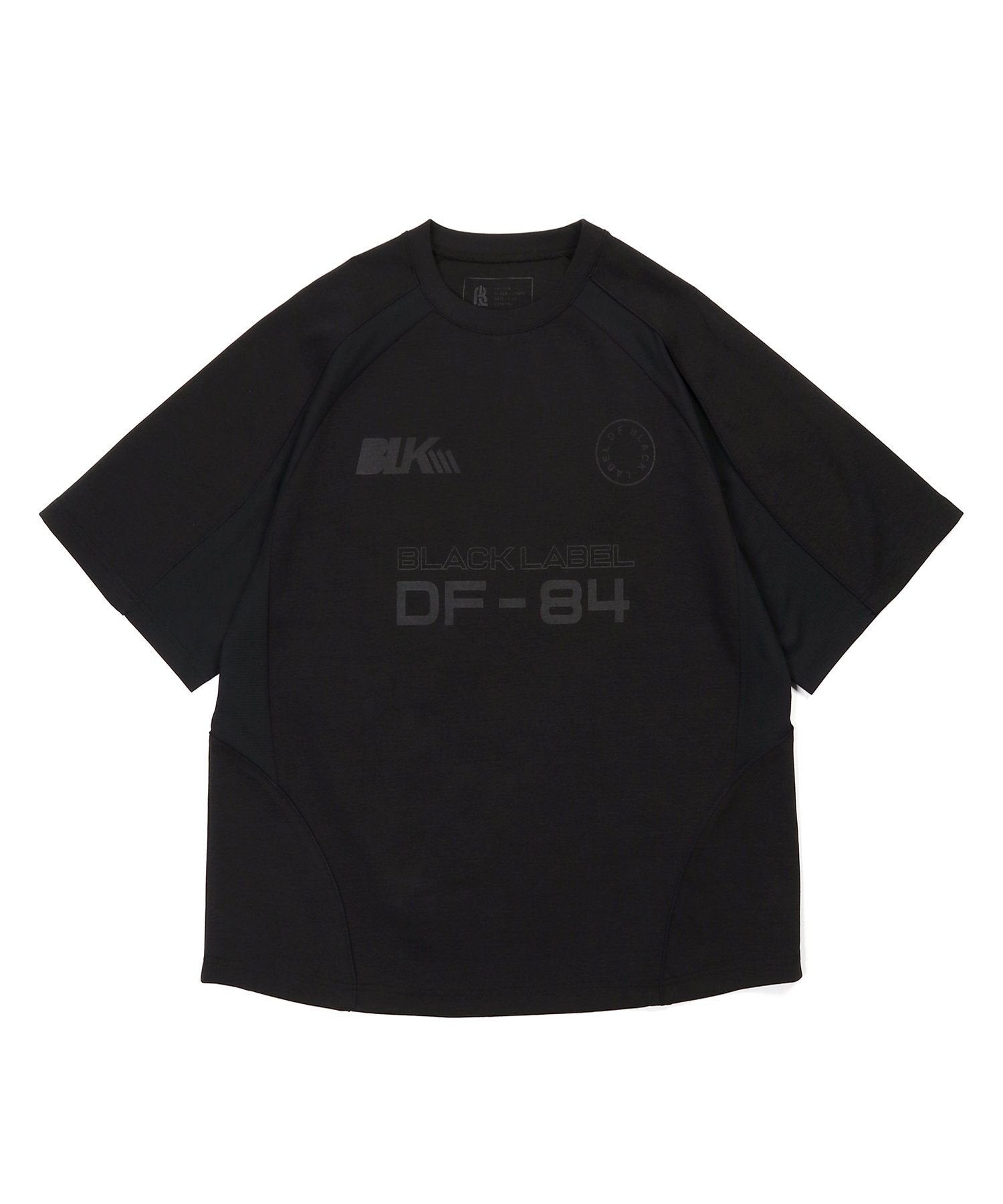 〔BLACK LABEL〕:ソロナポンチ メッシュパネル ゲームTEE