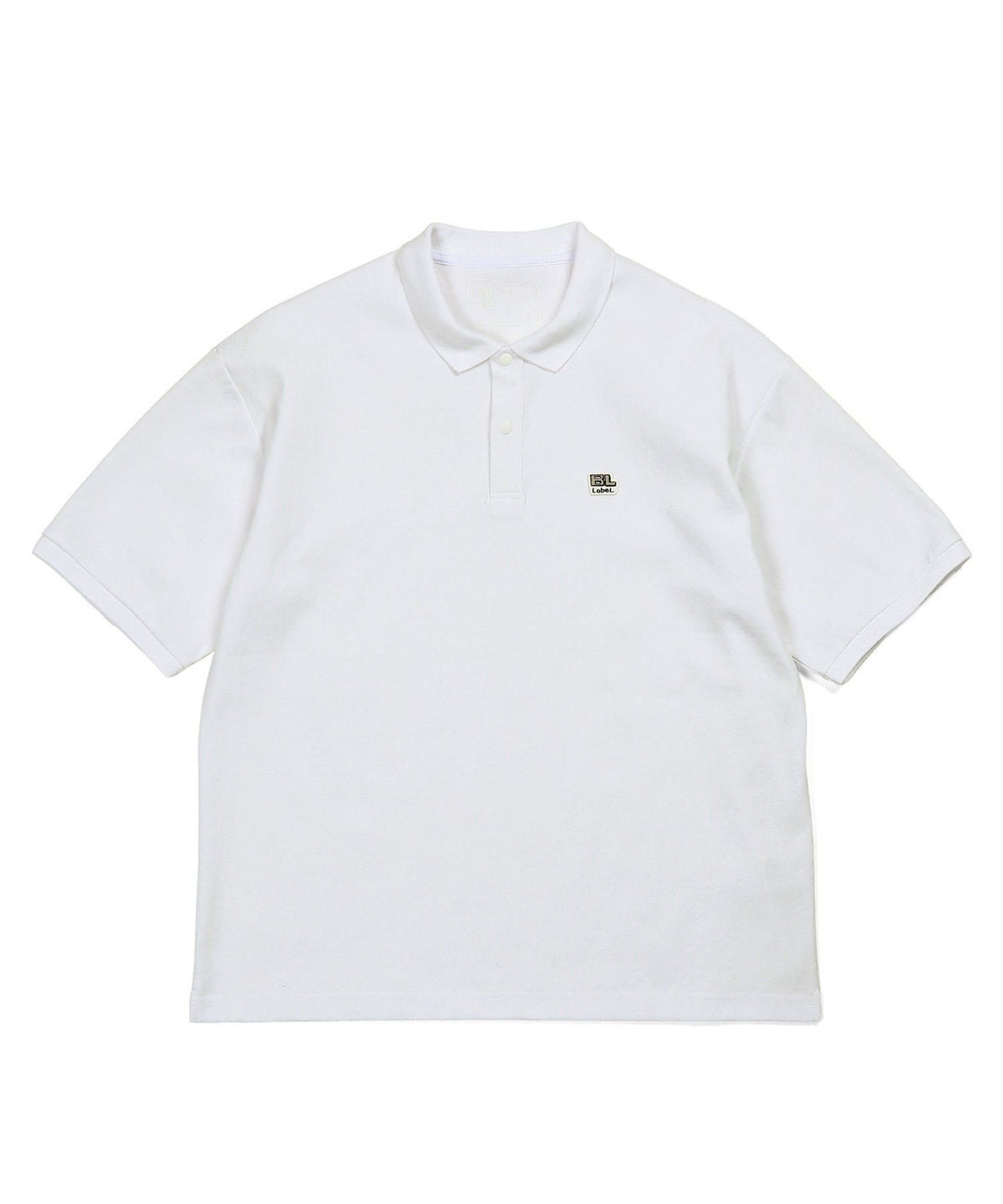 〔BLACK LABEL〕:ソロナポンチ リブ ポロシャツ