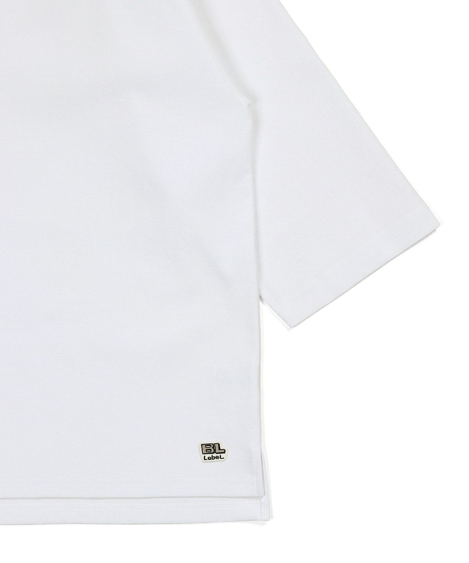 〔BLACK LABEL〕:ソロナポンチ フットボール VネックTEE