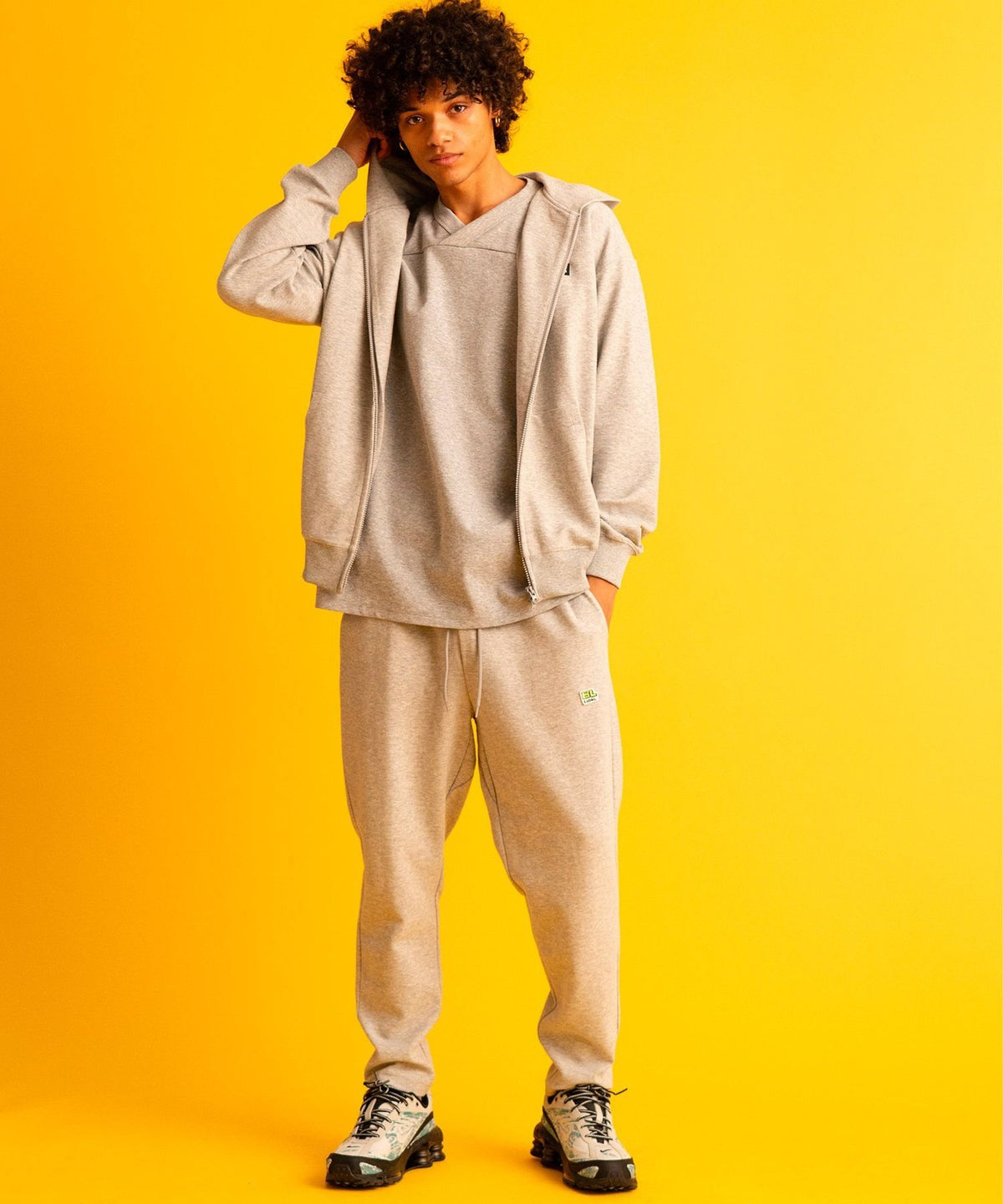 〔BLACK LABEL〕:セットアップ対応 ミニパイルパンツ