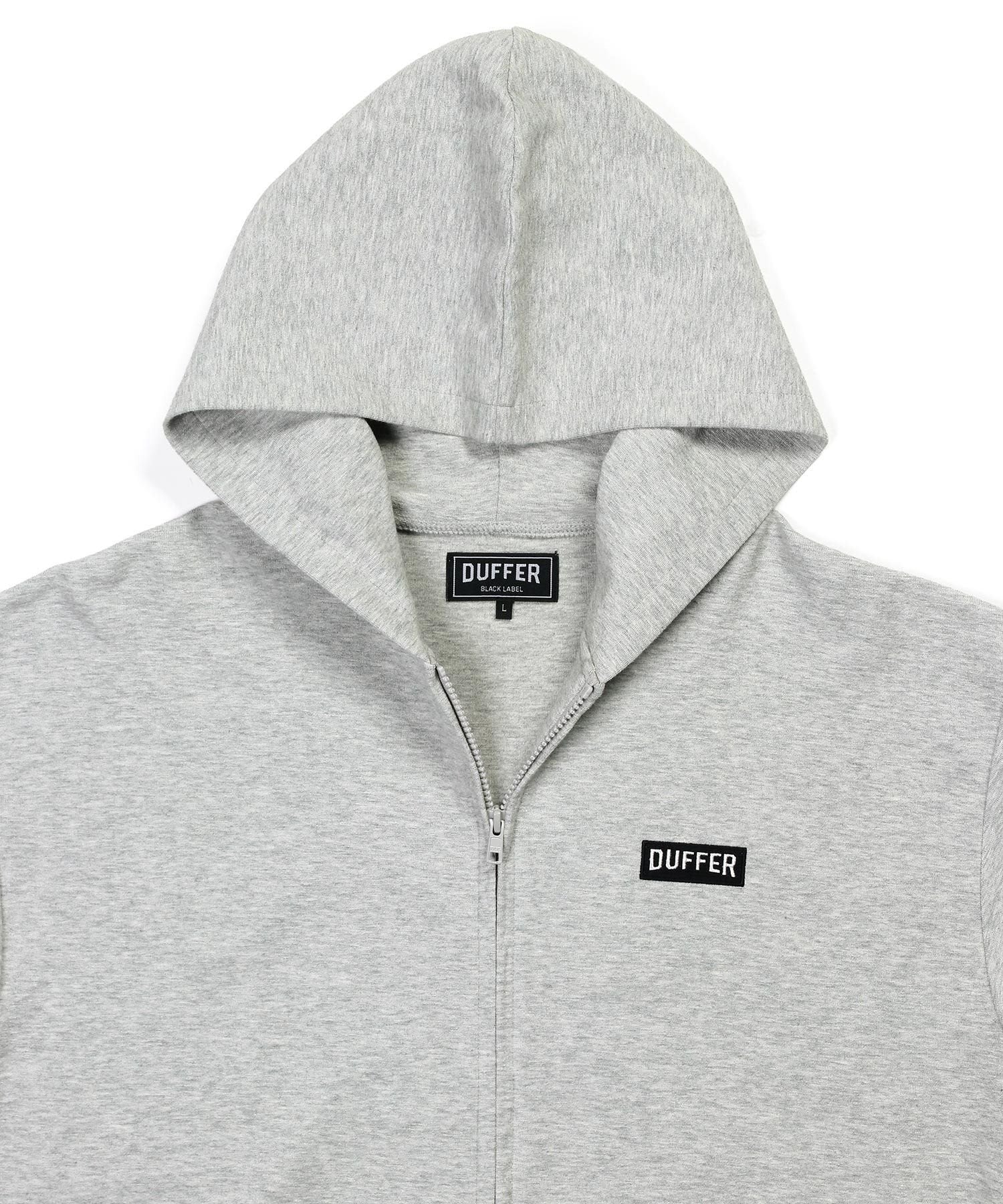 〔BLACK LABEL〕:セットアップ対応 ミニパイル ジップフーディ