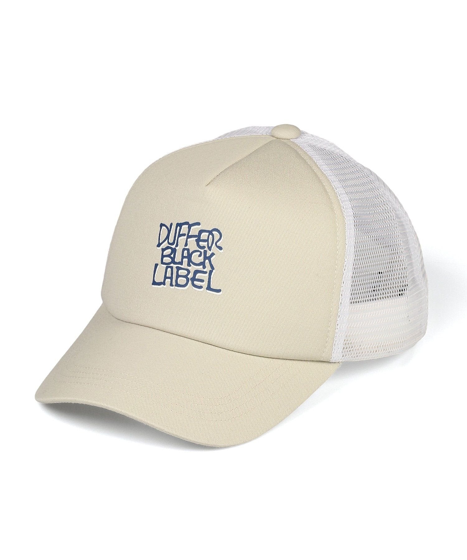 〔BLACK LABEL〕:90sロゴ メッシュ キャップ