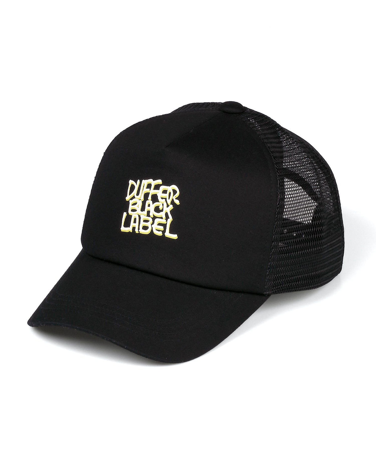 〔BLACK LABEL〕:90sロゴ メッシュ キャップ