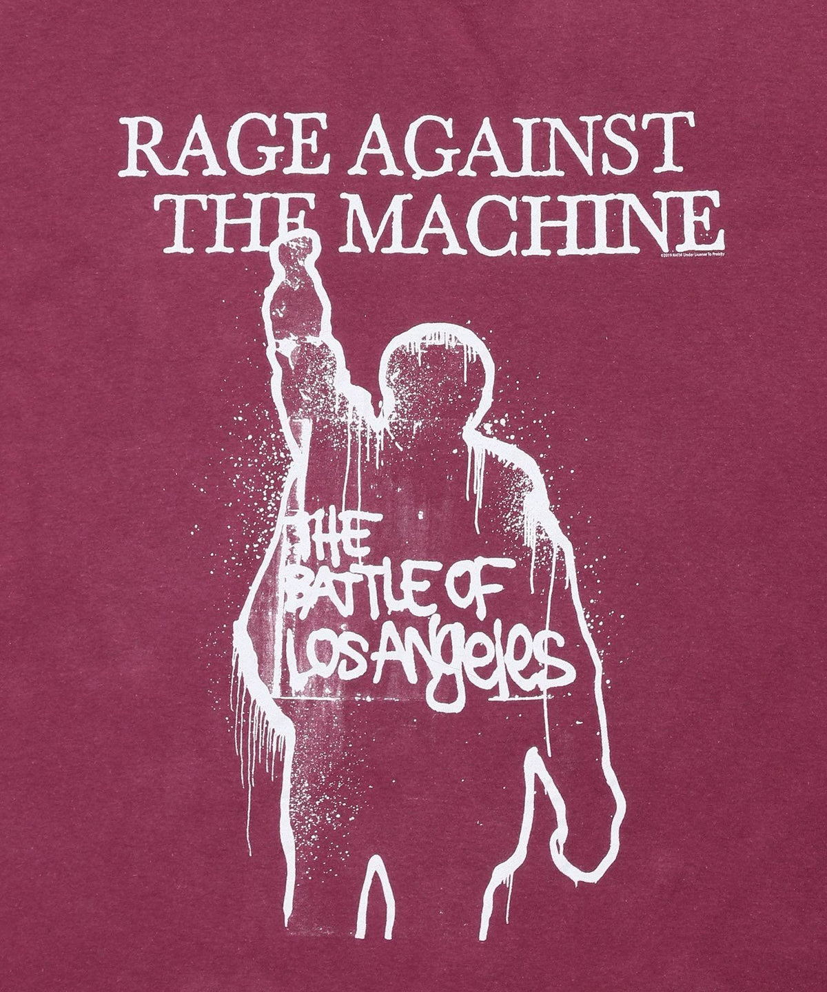 90’s ロックTEE "RAGE AGAINST THE MACHINE"