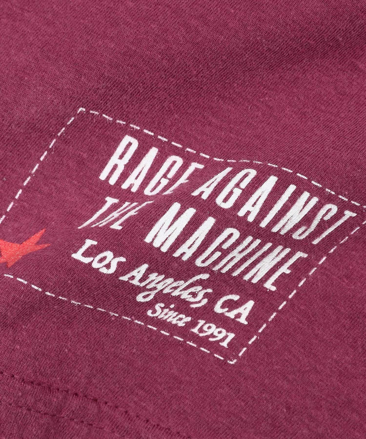 90’s ロックTEE "RAGE AGAINST THE MACHINE"