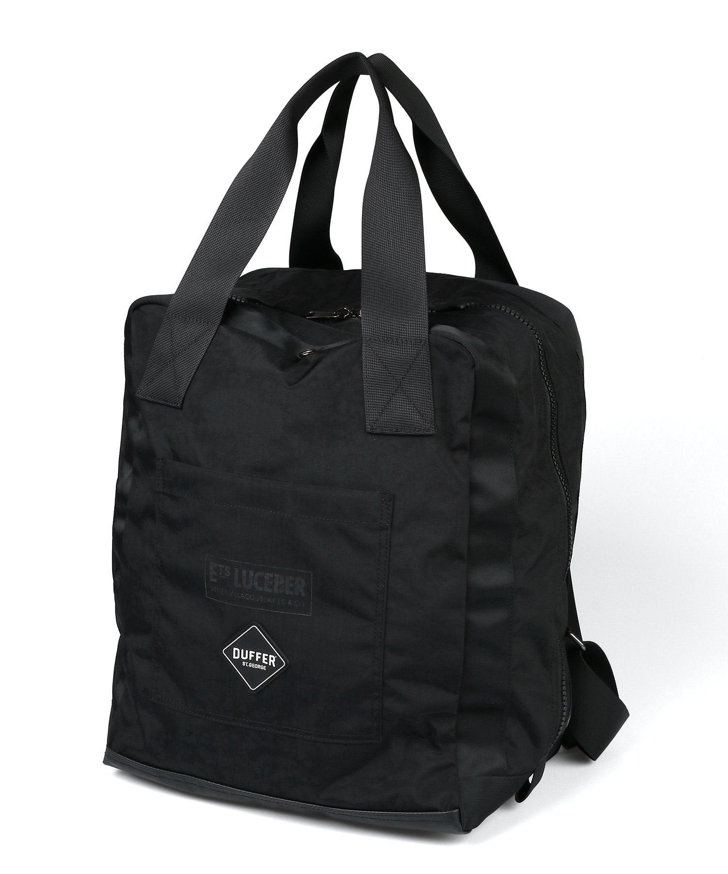 LUCEBER × BLACK LABEL:ルースバー別注 2ウェイ パラシュートバッグ