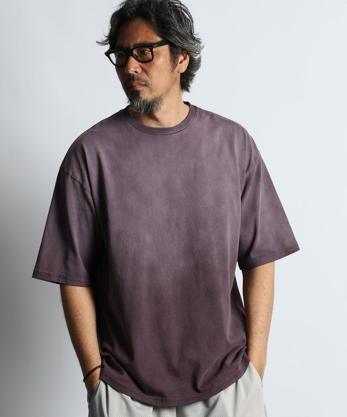 〔BLACK LABEL〕:ラッセルアスレティック別注 ガーメントダイTEE
