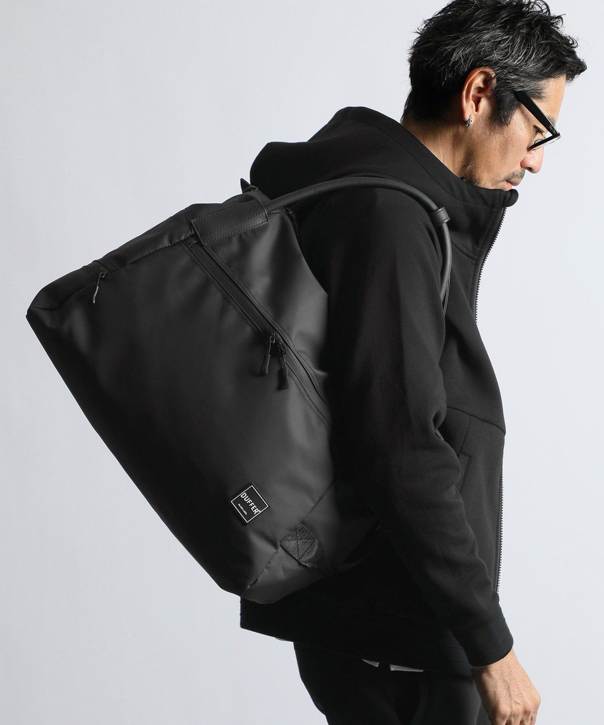 〔BLACK LABEL〕:2ウェイ ジムバッグ