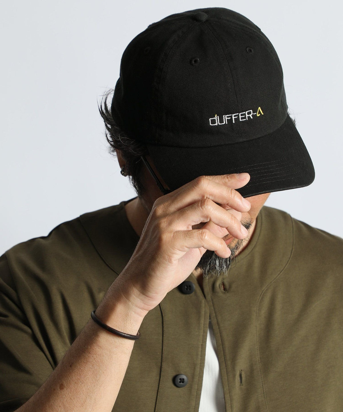 〔BLACK LABEL〕:6パネル ローキャップ BBキャップ