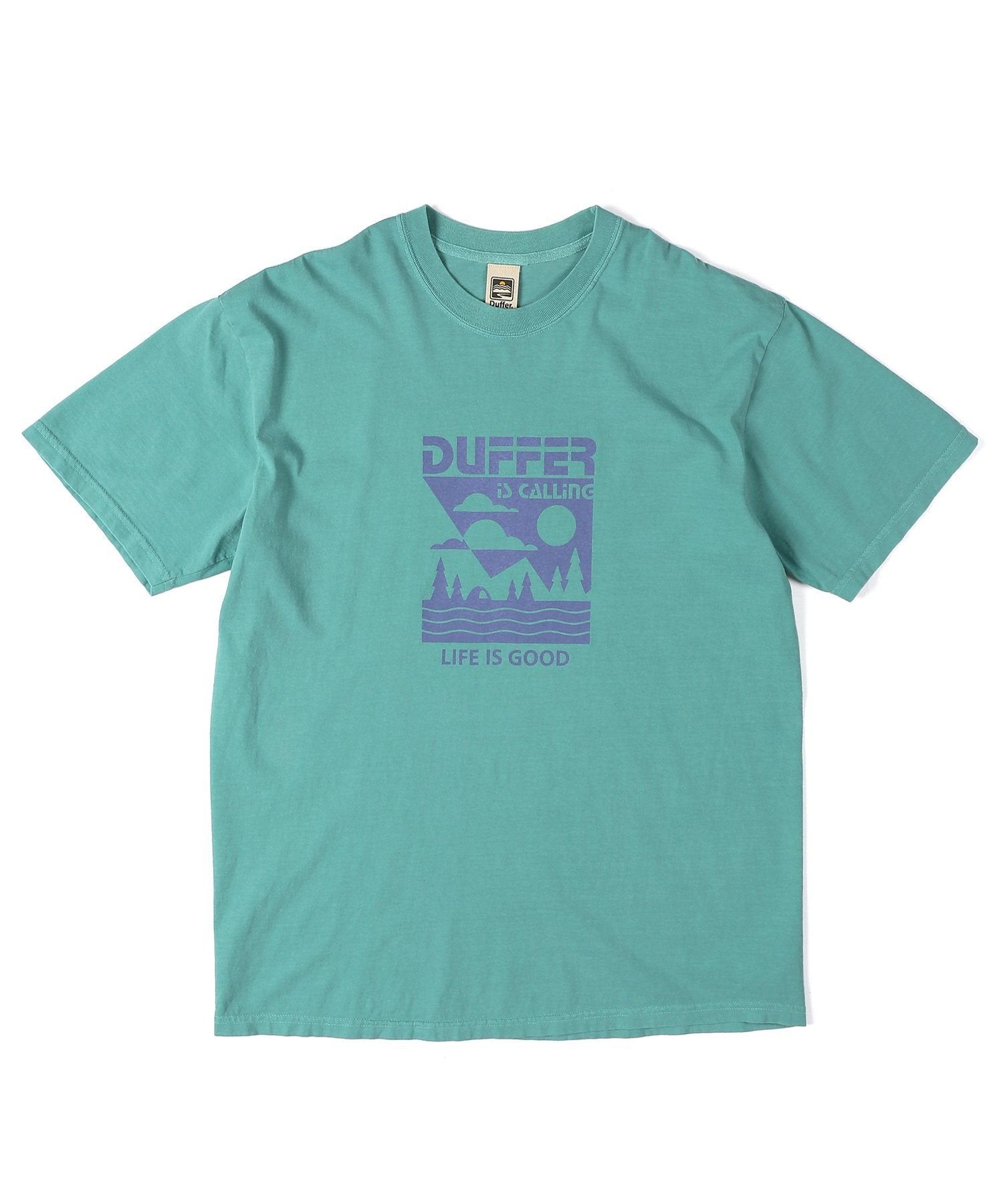 ピグメントダイ グラフィックTシャツ