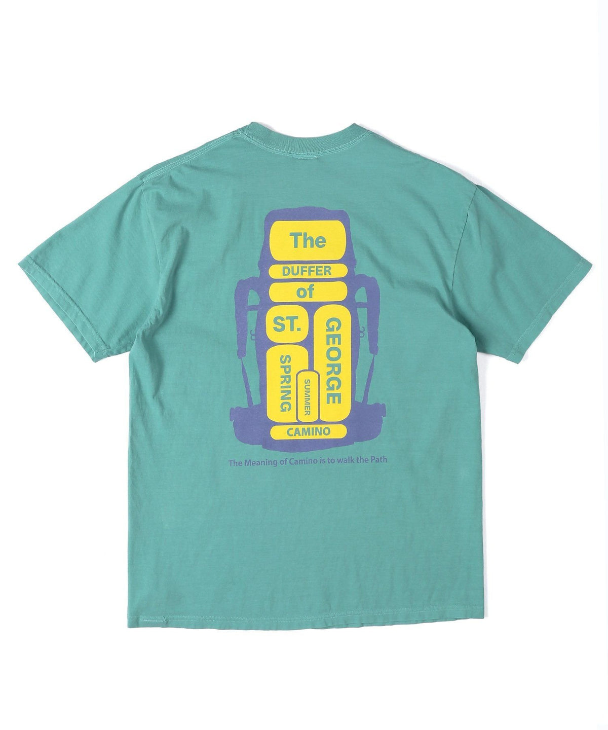 ピグメントダイ グラフィックTシャツ