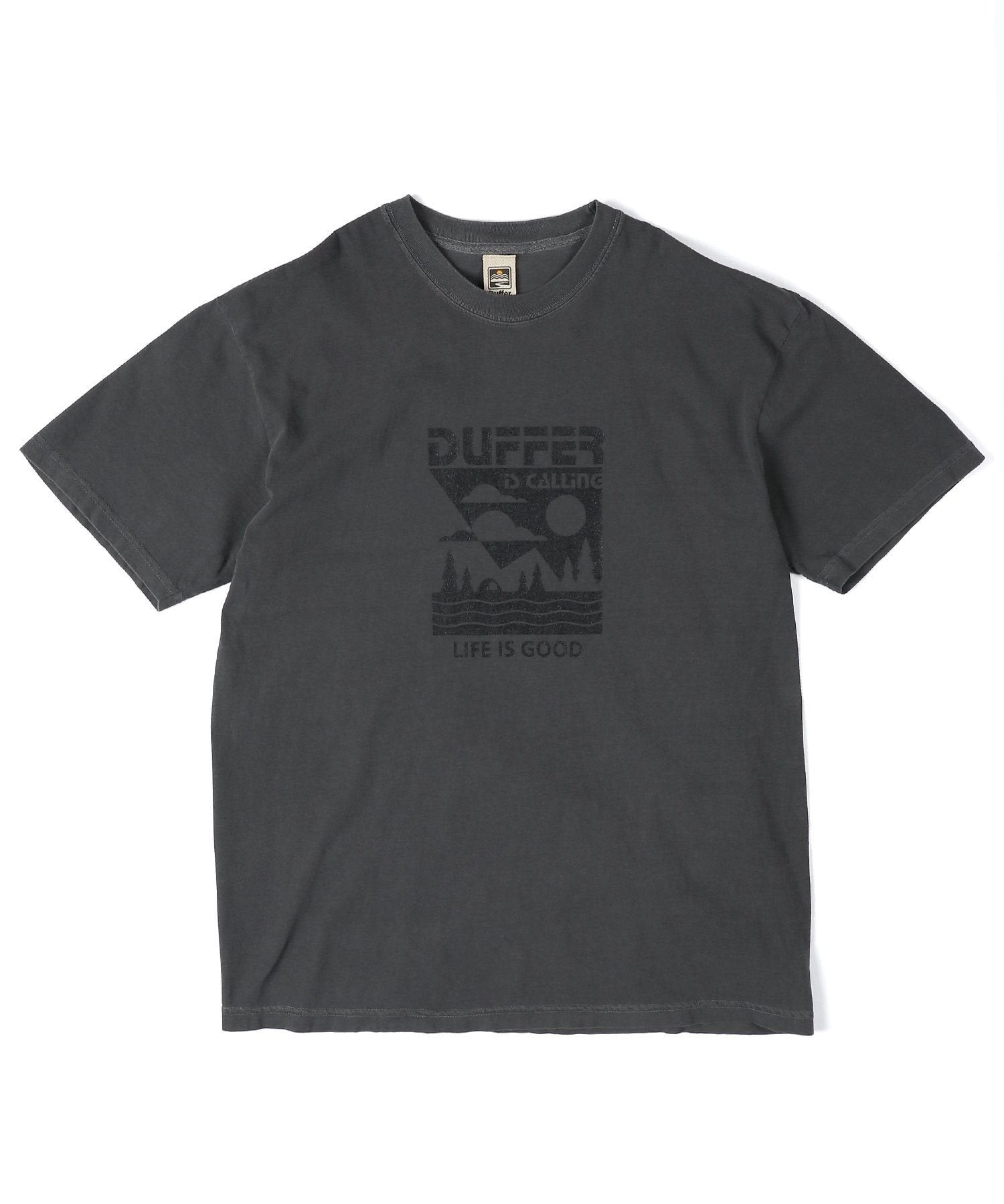 ピグメントダイ グラフィックTシャツ