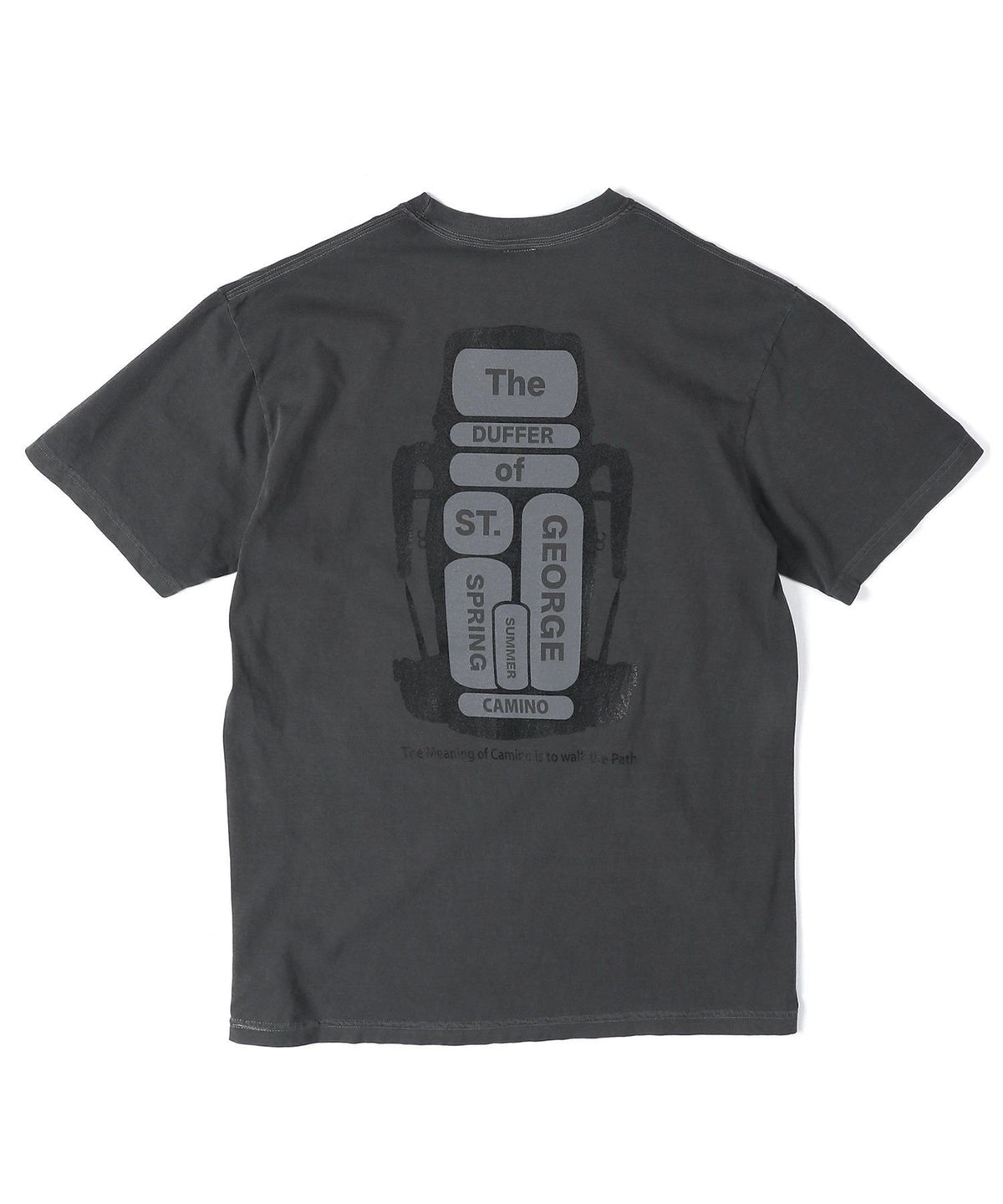 ピグメントダイ グラフィックTシャツ