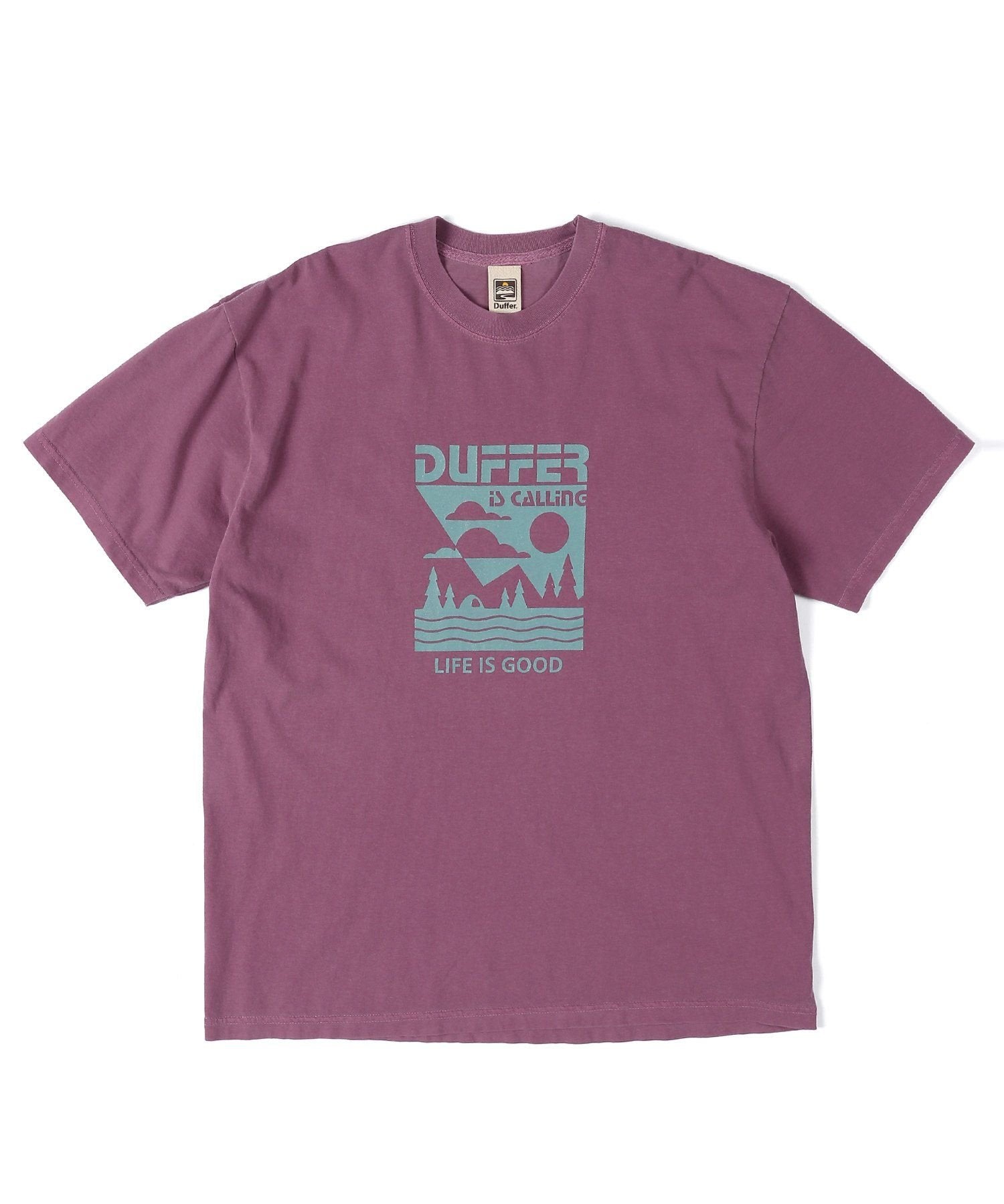 ピグメントダイ グラフィックTシャツ