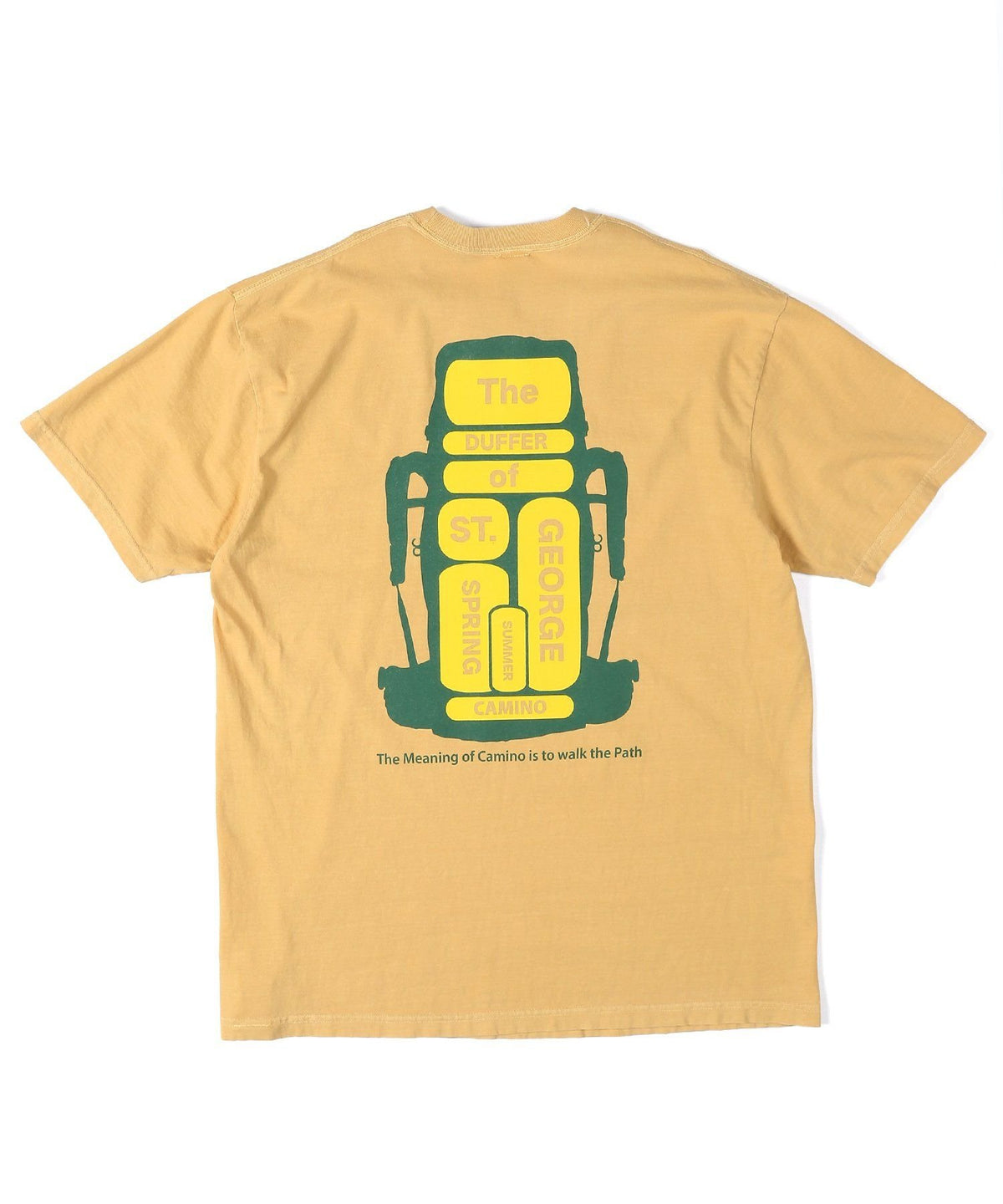 ピグメントダイ グラフィックTシャツ