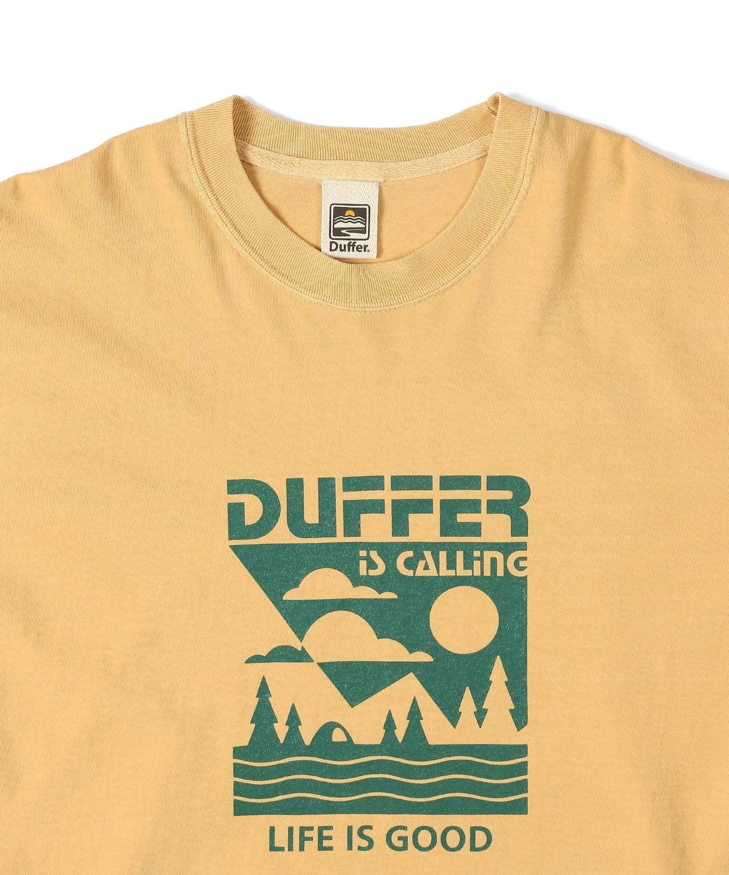 ピグメントダイ グラフィックTシャツ