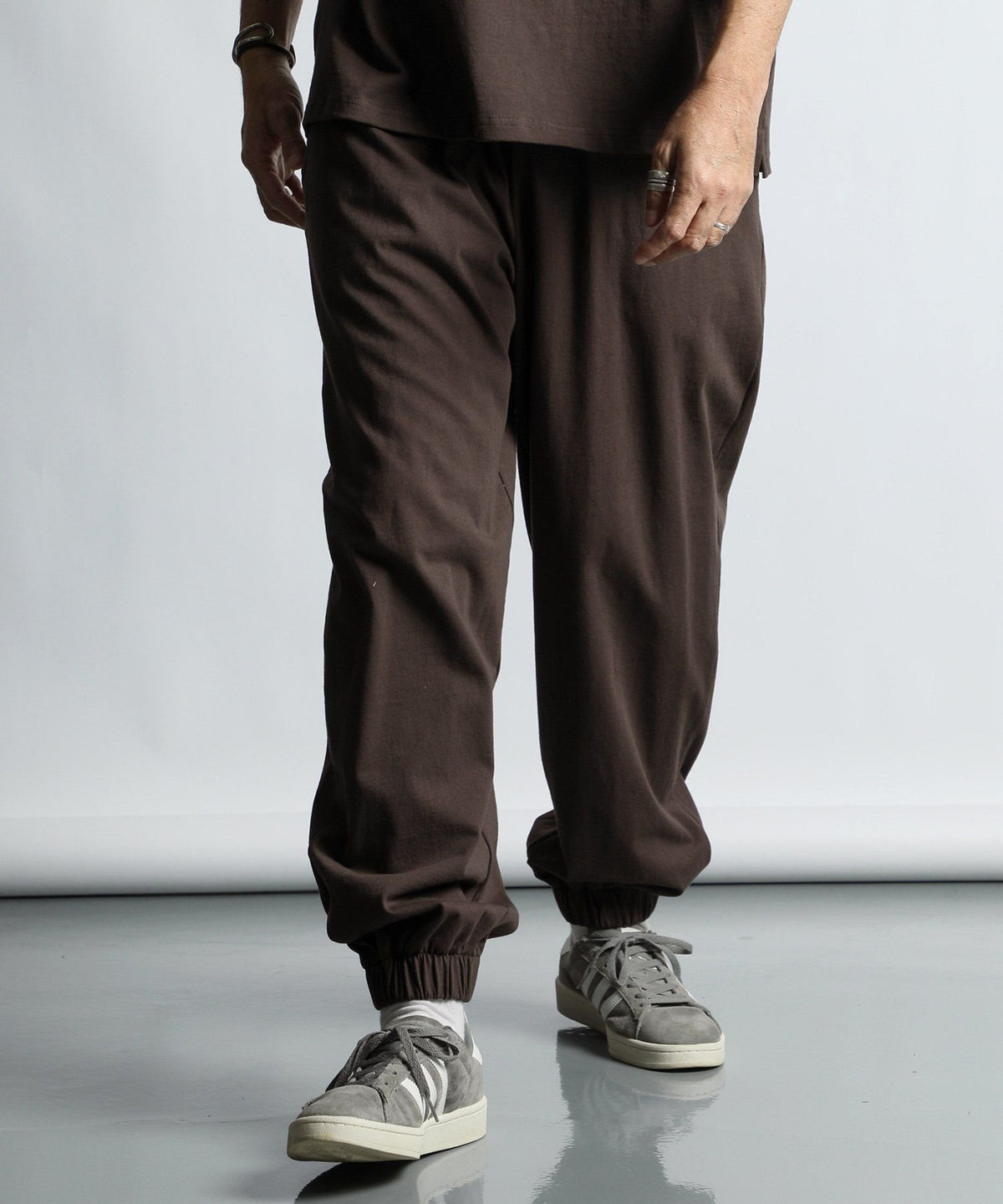 Set-up compatible heavy weight gym pants