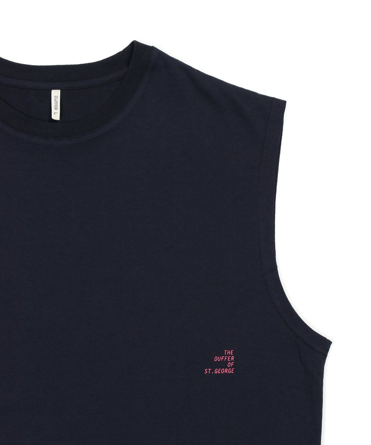 Set-up compatible heavy weight sleeveless T-shirt