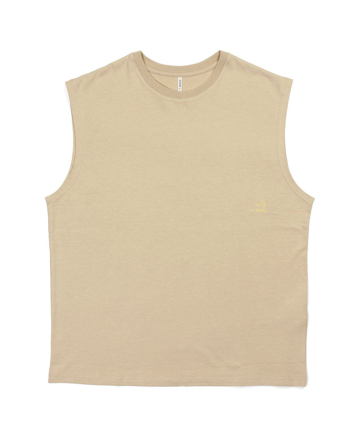 Set-up compatible heavy weight sleeveless T-shirt