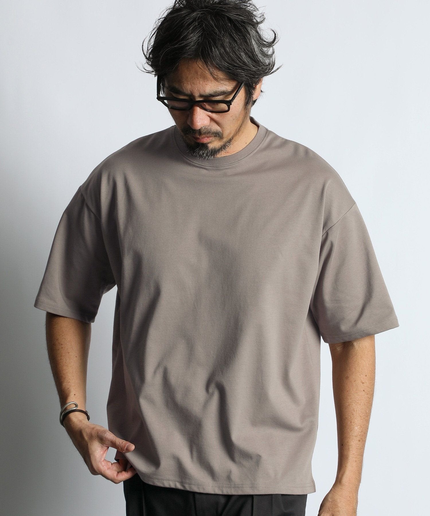 2層構造 吸水速乾クールマックス リラックス Tシャツ