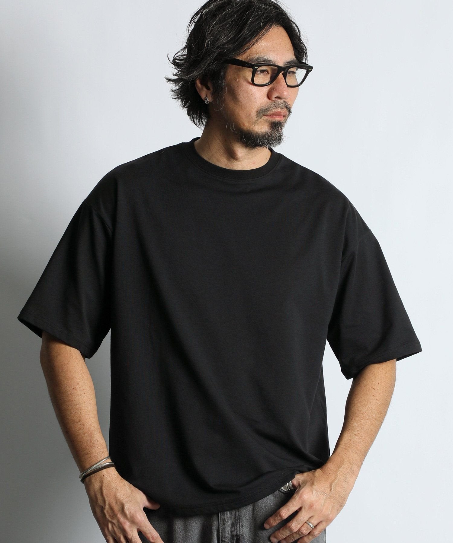2層構造 吸水速乾クールマックス リラックス Tシャツ