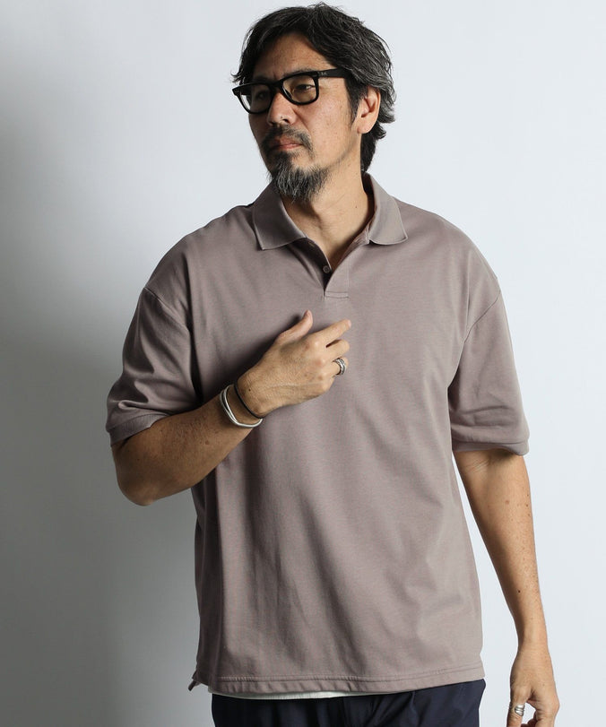 2-layer structure water-absorbing quick-drying Coolmax Relax Polo