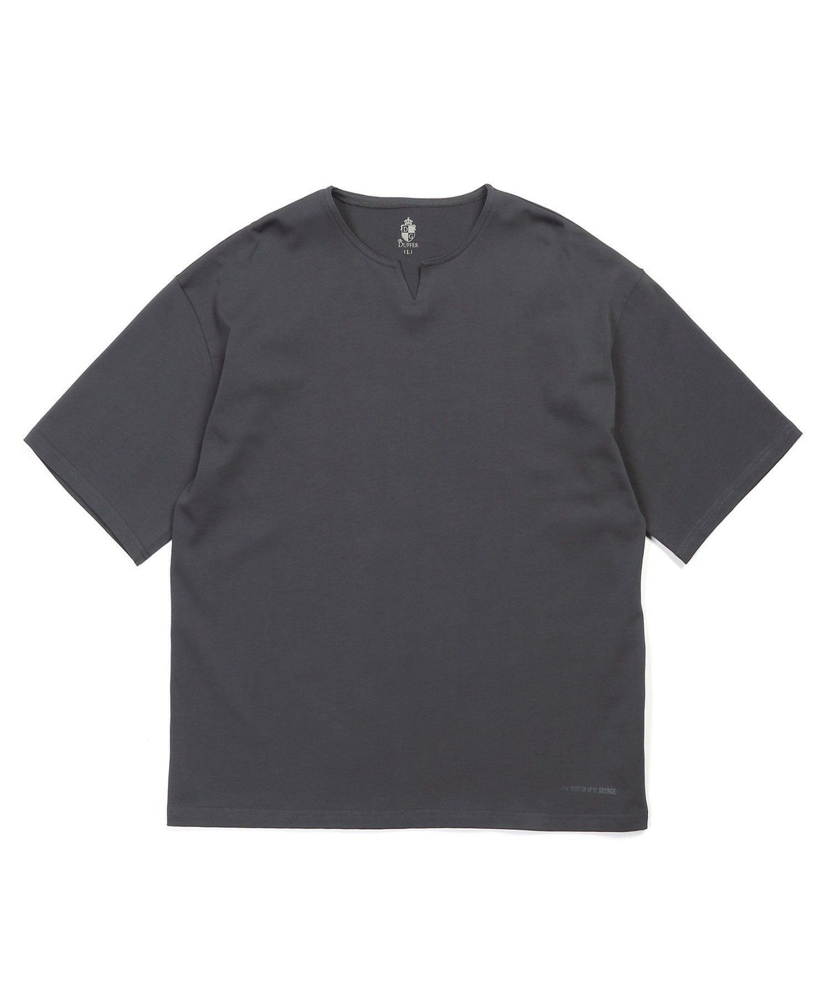 シルキータッチ キーネックTシャツ