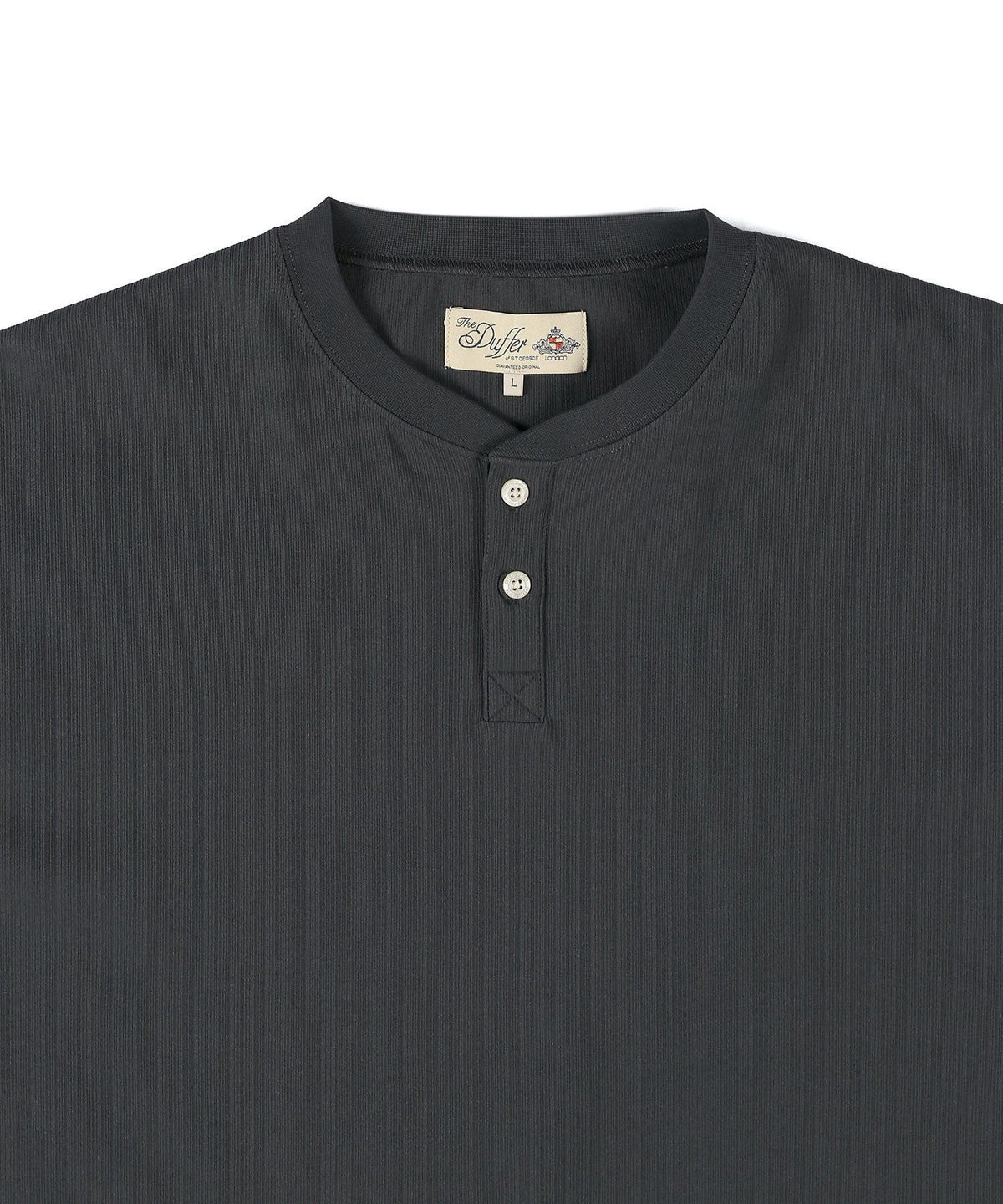 高収縮機能素材「エアフレックス」ランダムリブ 7分袖Tシャツ