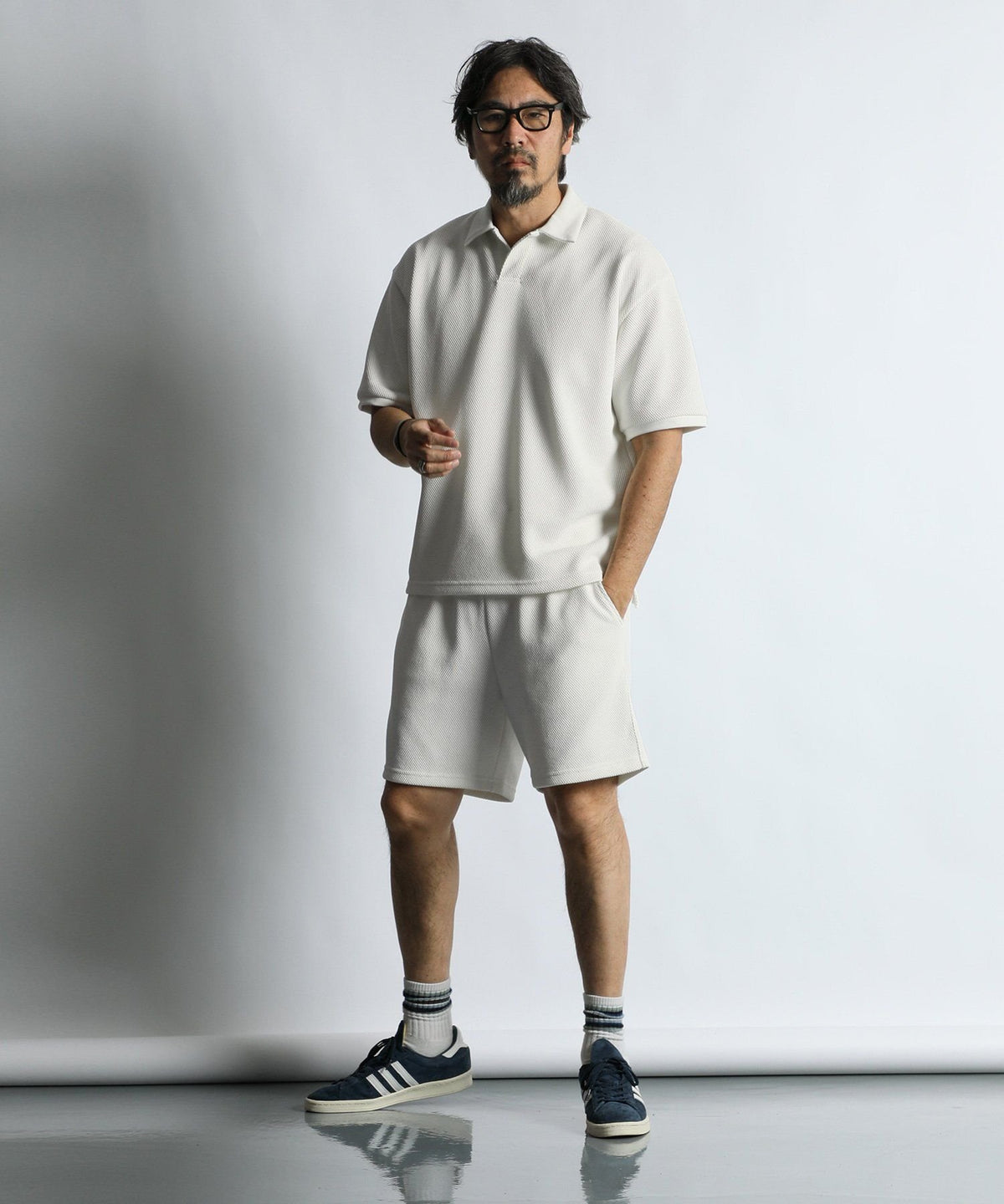Setup compatible functional material “Airflex” pique skipper polo