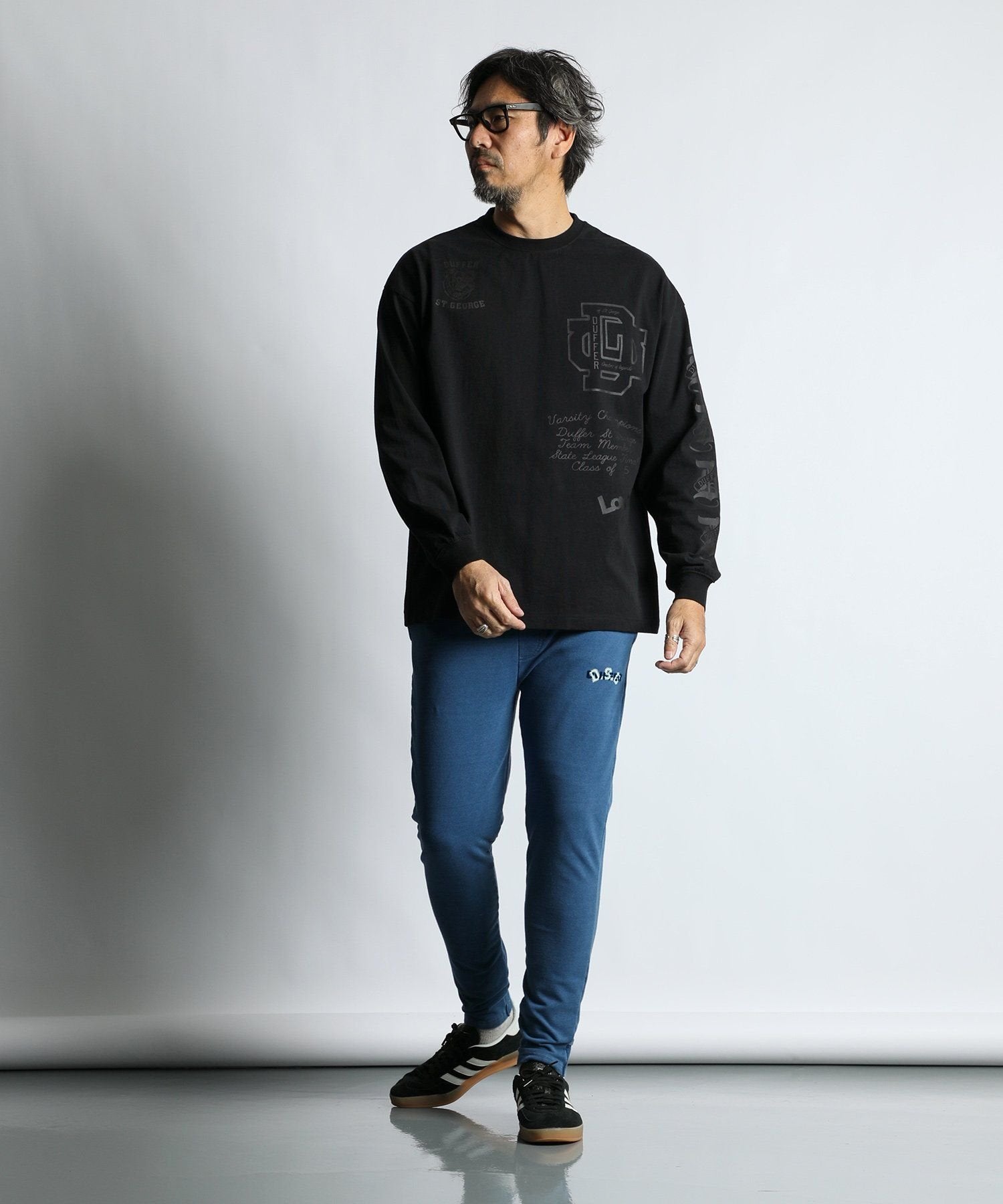 みゆきち DUFFERアーカイブ ロゴ ロングスリーブTシャツ