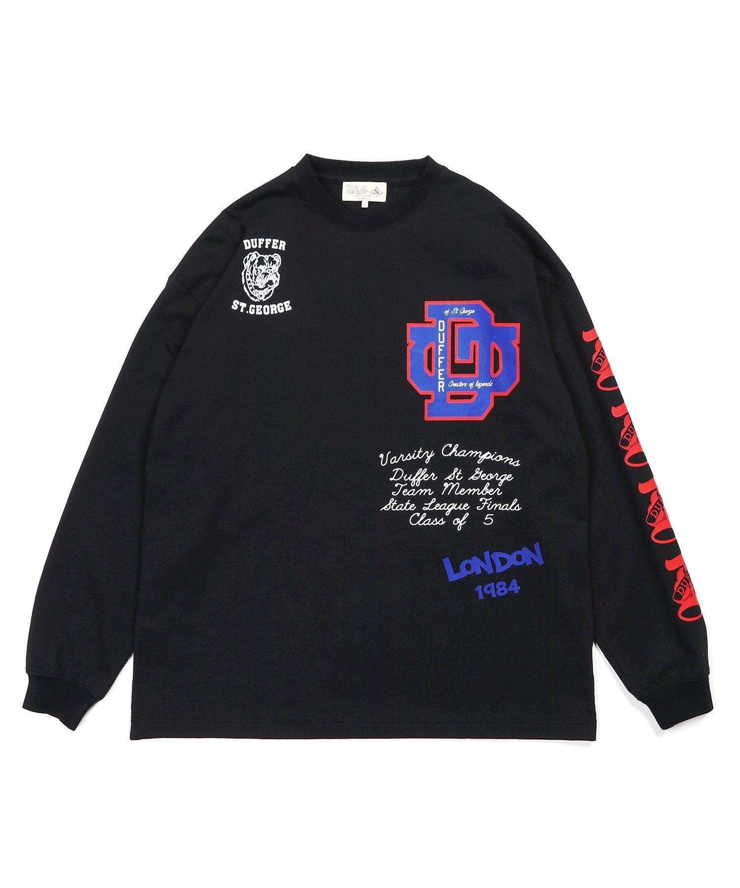 DUFFERアーカイブ ロゴ ロングスリーブTシャツ