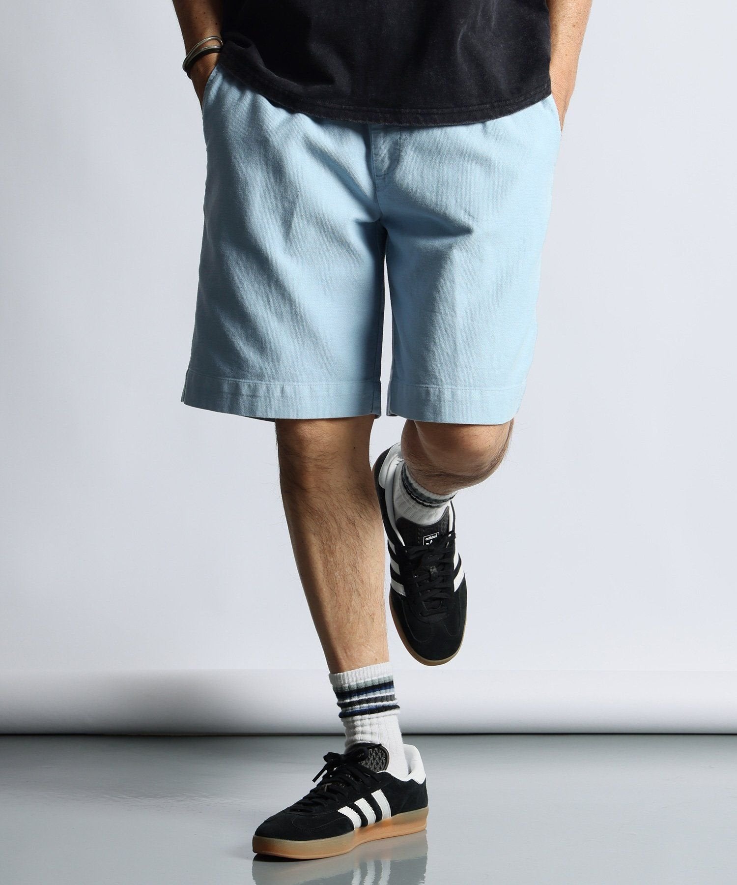 【新品】KATO' コーデュロイ ショートパンツ セットアップ対応 アンカットコーデュロイ ショートパンツ