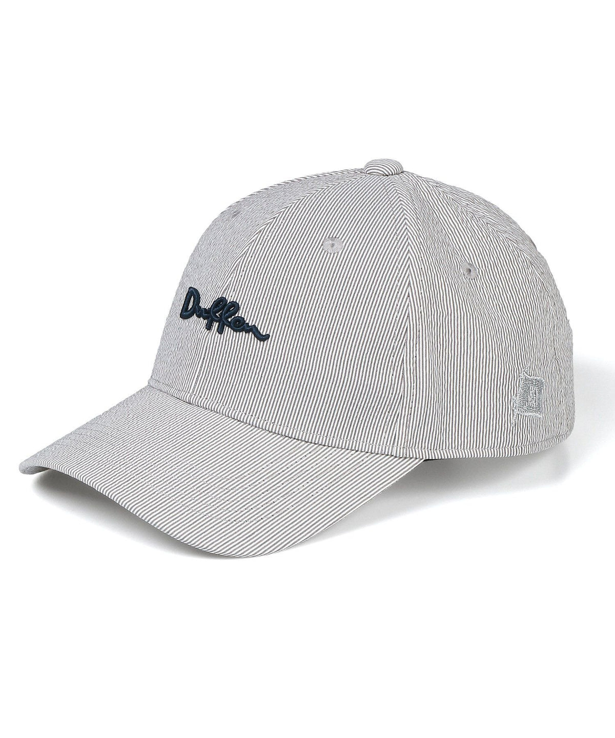 Seersucker material baseball cap